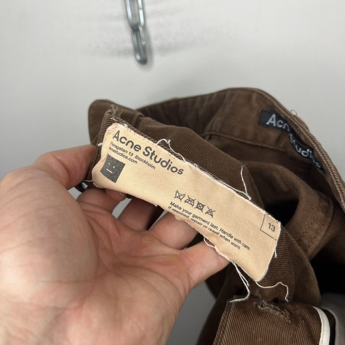 Acne Studios Acne Studios Brown Denim Face Jeans Size 28" / US 6 / IT 42 - 10 Thumbnail