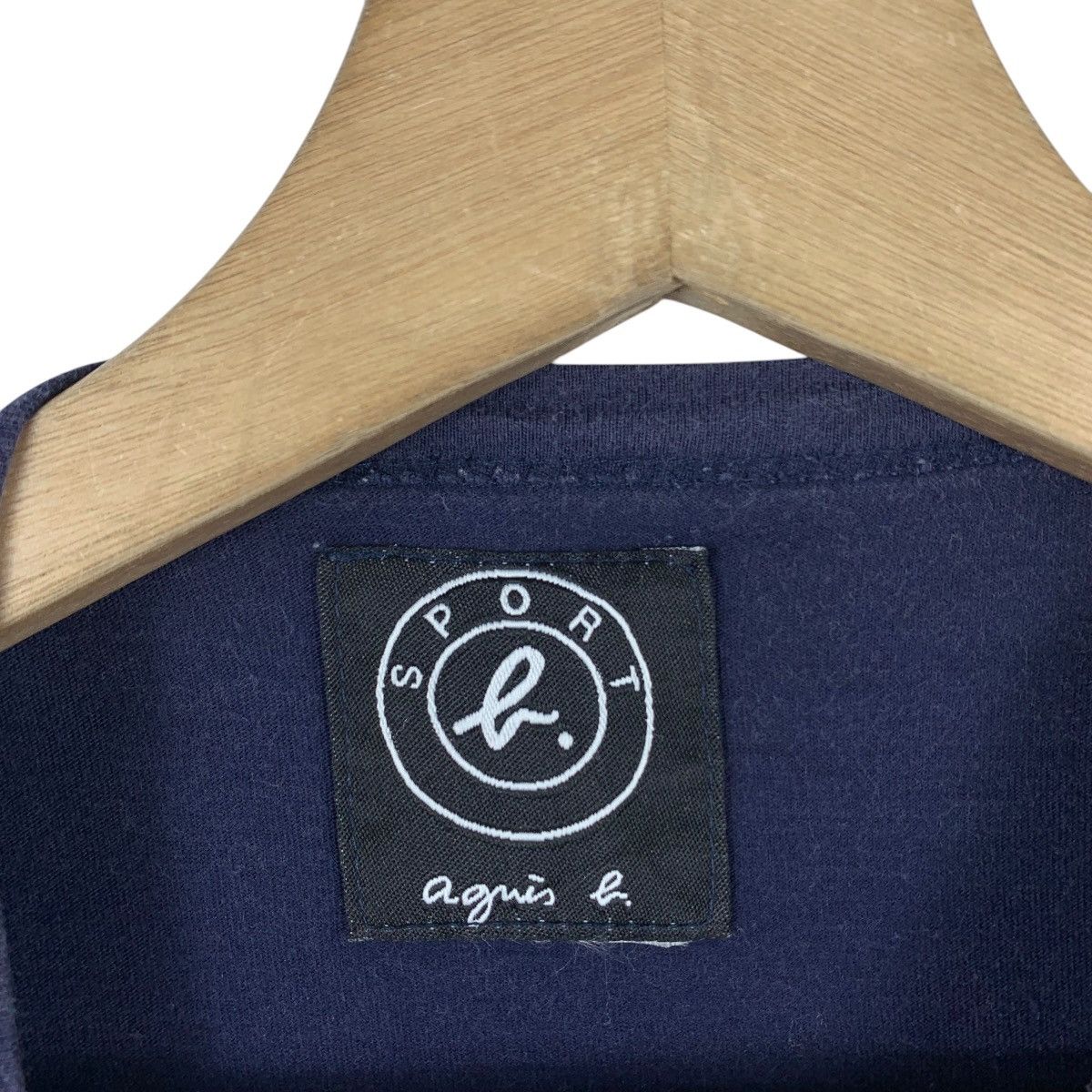 Designer × agnes b. Vintage AGNES B Paris small logo spellout logo tee Size US M / EU 48-50 / 2 - 3 Thumbnail