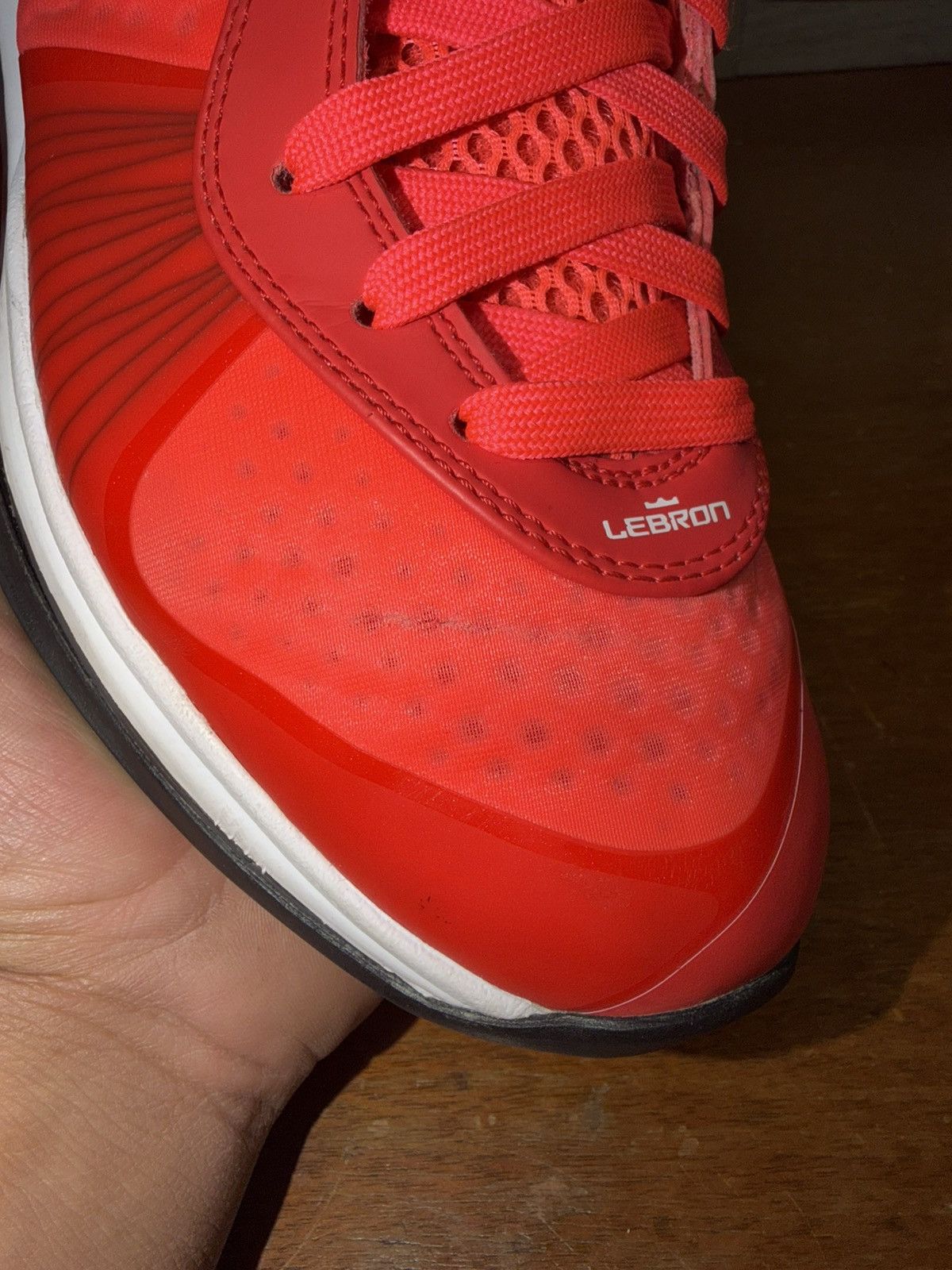 Nike Nike Lebron 8 v2 Low Solar Red size 10 Size US 10 / EU 43 - 10 Thumbnail