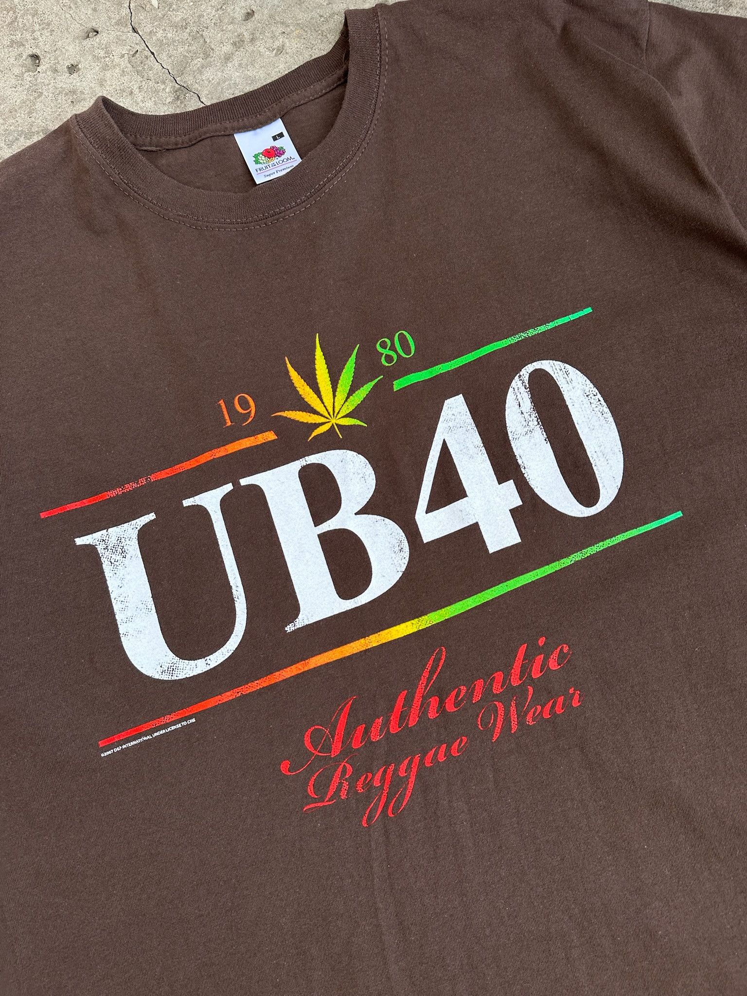 Band Tees UB40 T-Shirt weed marijuana reggae Size US L / EU 52-54 / 3 - 9 Thumbnail