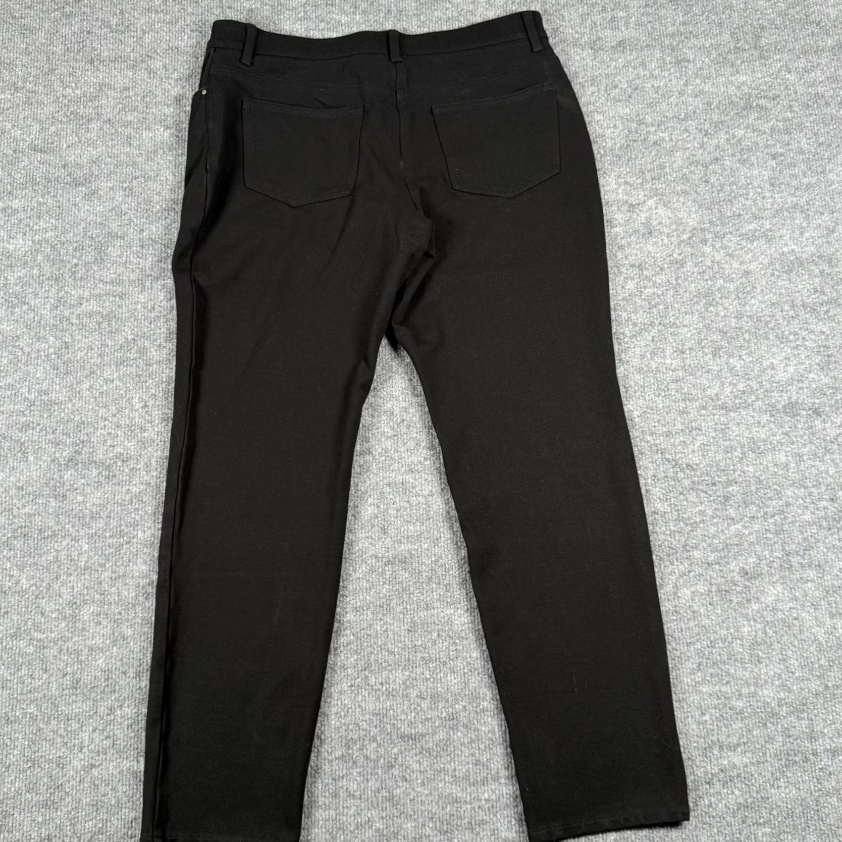 Vintage Chico's SO SLIMMING Black Pants Straight Leg 32x27 Regular Womens Mid Rise Tapered Pocket Stretch Easy Care 6 0.5 Size 28" / US 6 / IT 42 - 4 Thumbnail