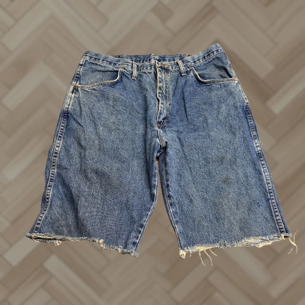 Dickies × Vintage Navy Dickies Long Baggy Loose Fit Shorts y2k