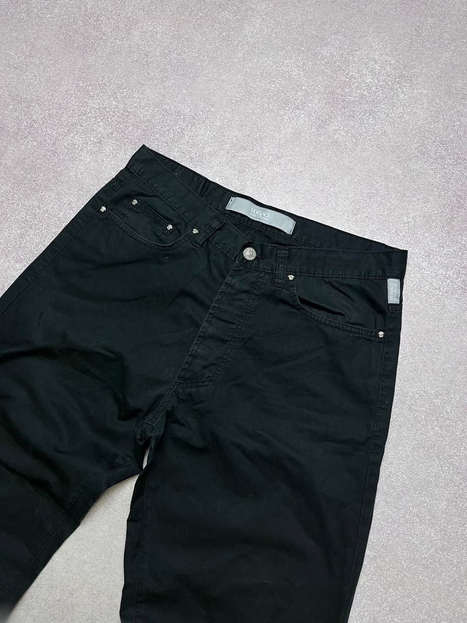 Versace Vintage Versace Medusa Baggy Jeans Y2K 34 Size US 34 / EU 50 - 4 Thumbnail