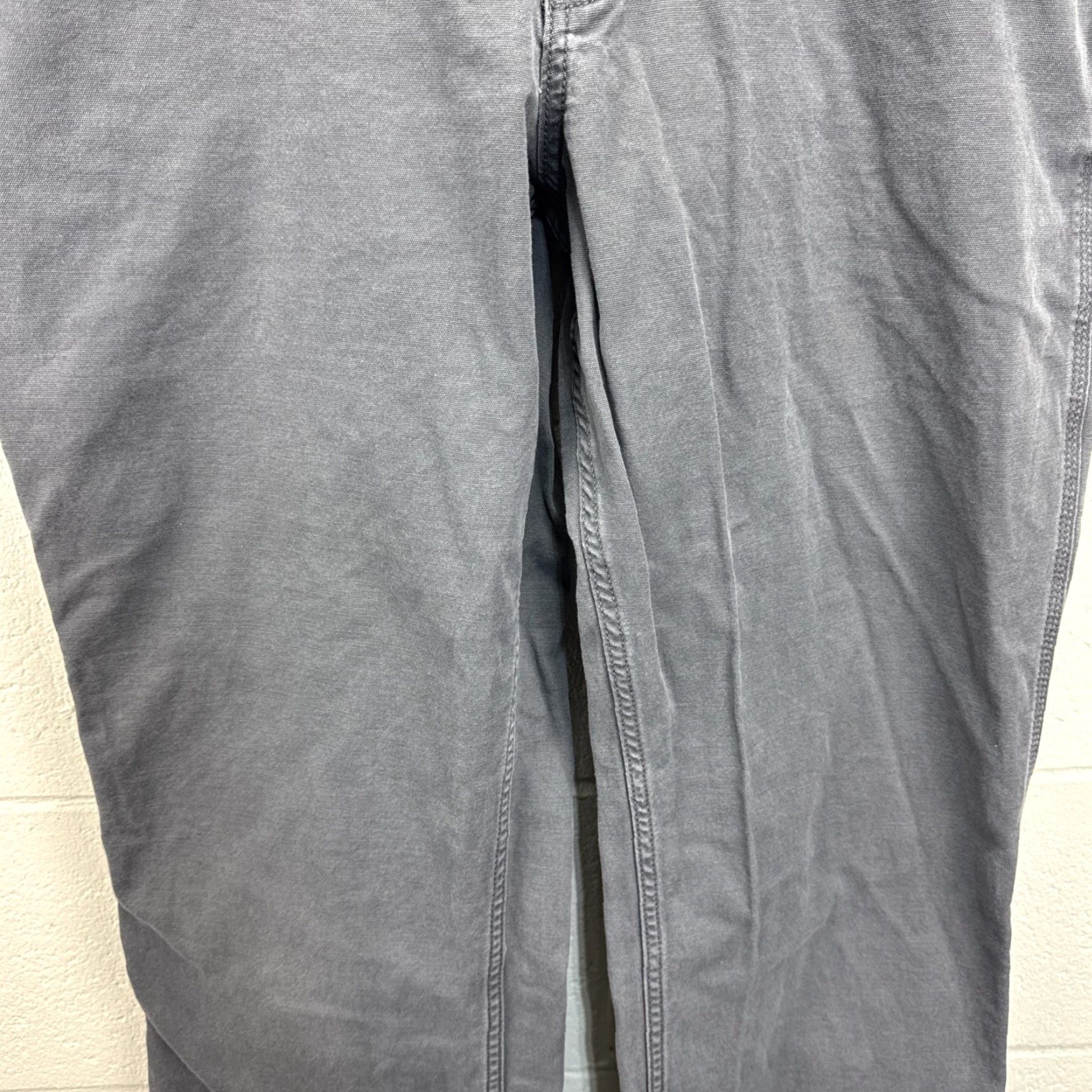 Carhartt VINTAGE? No — Carhartt Relaxed Fit Pants Men 38x30 Gray Canvas Work 102291-039 Workwear Farm Size US 38 / EU 54 - 5 Thumbnail