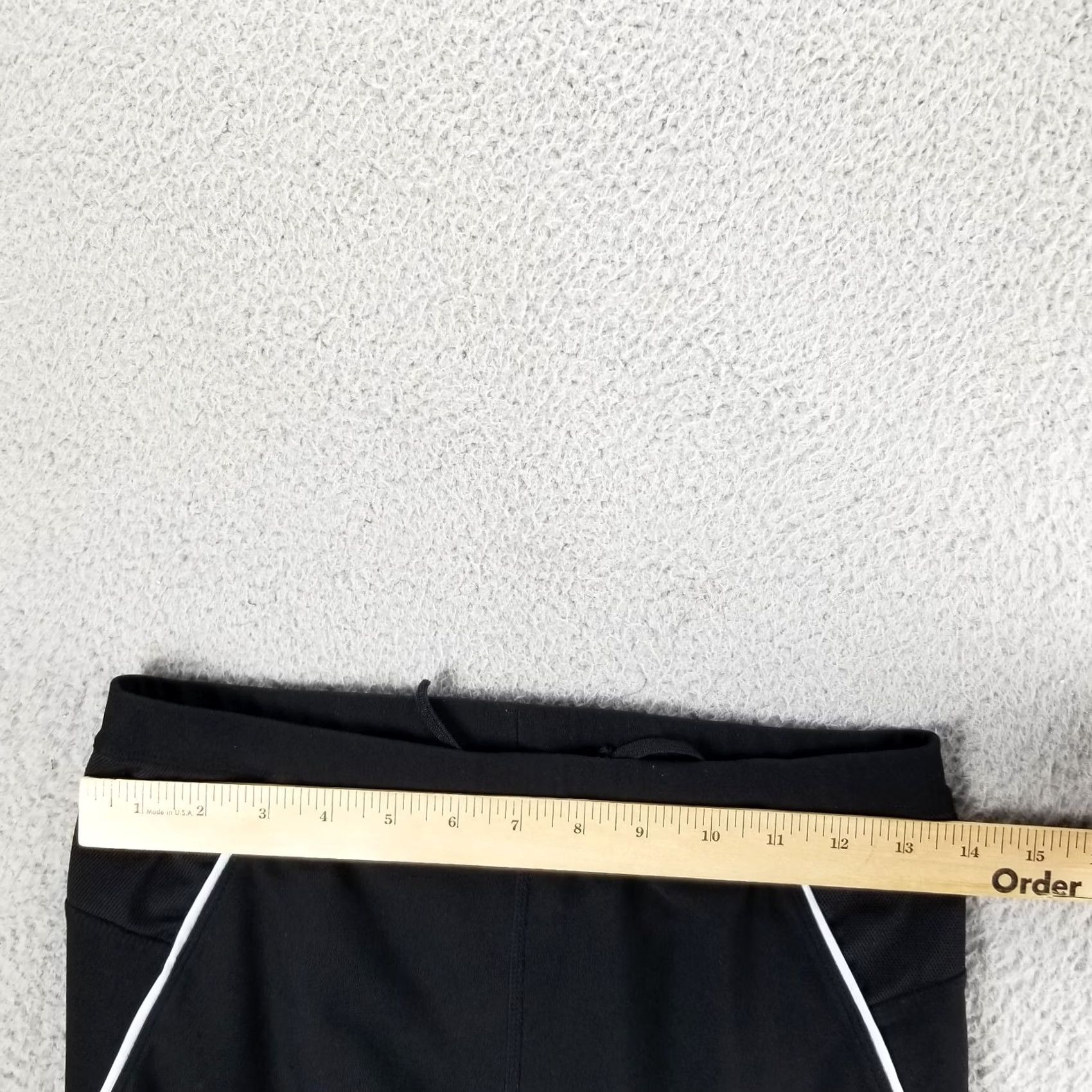 Nike Nike Dri-FIT Crop Running Pants Black Striped Women's Medium II Size 32" / US 10 / IT 46 - 4 Thumbnail
