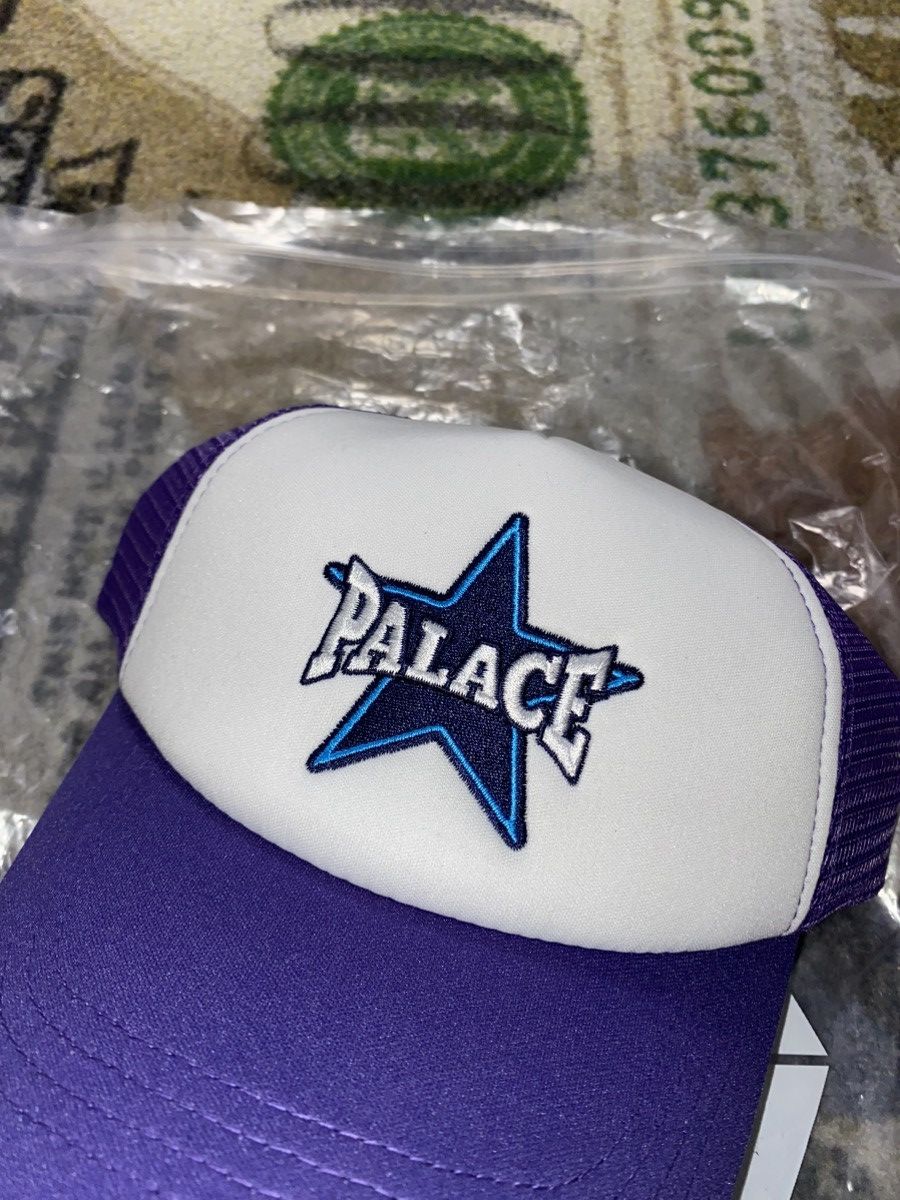 Palace Palace Star Logo Trucker Purple Size ONE SIZE - 2 Thumbnail