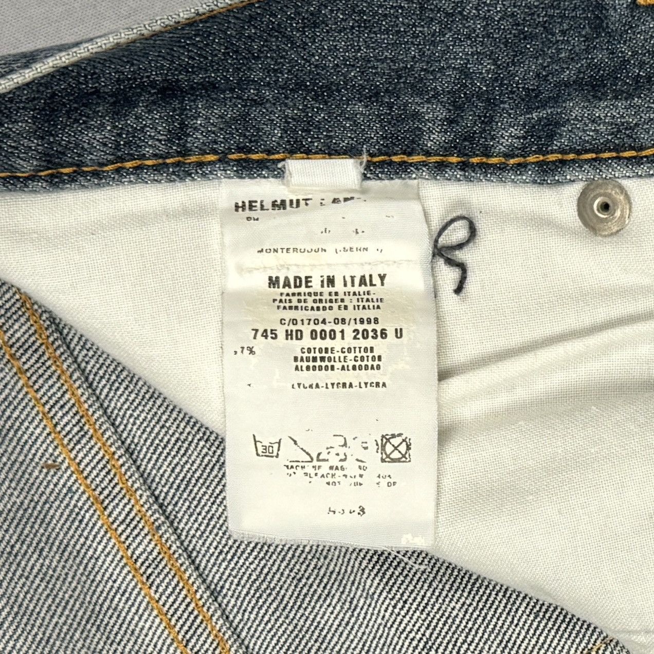Helmut Lang 1998 Classic Cut Jeans Size US 30 / EU 46 - 6 Thumbnail