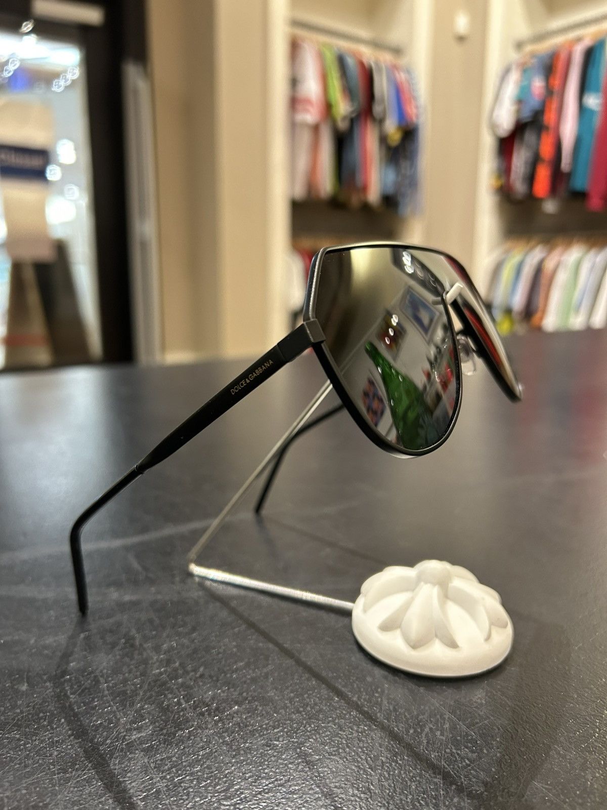 Dolce & Gabbana Dolce & Gabbana Aviator Sunglasses Size ONE SIZE - 3 Thumbnail