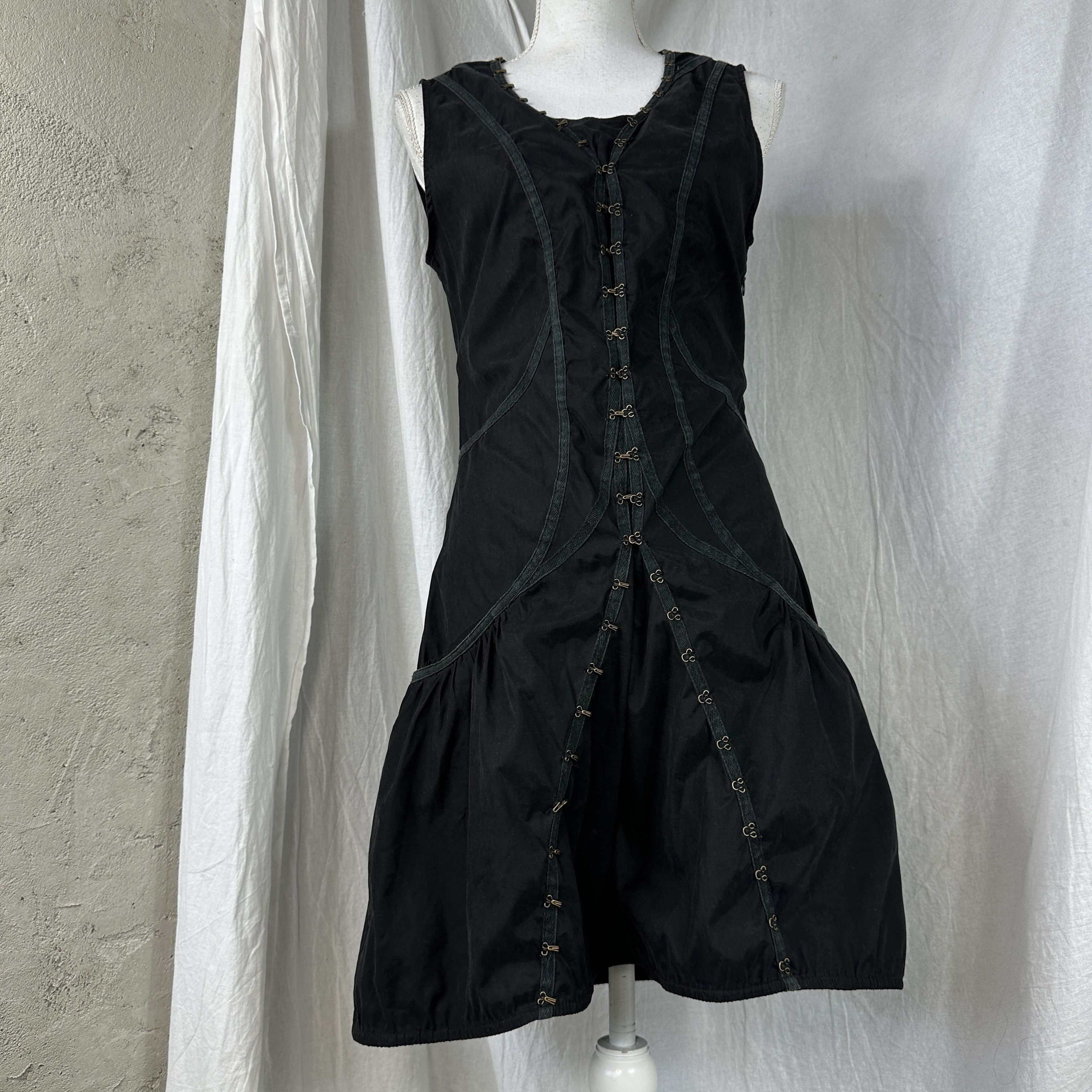 Vintage Vintage Avant Garde Opium Grunge Goth Hooks 00s Dress Size S / US 4 / IT 40 - 7 Thumbnail