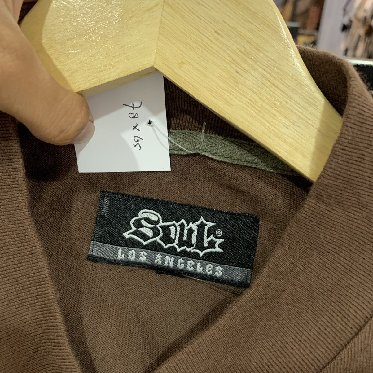 Japanese Brand Vintage Y2K SOUL usa LA short sweat button brown Size US XXL / EU 58 / 5 - 7 Thumbnail