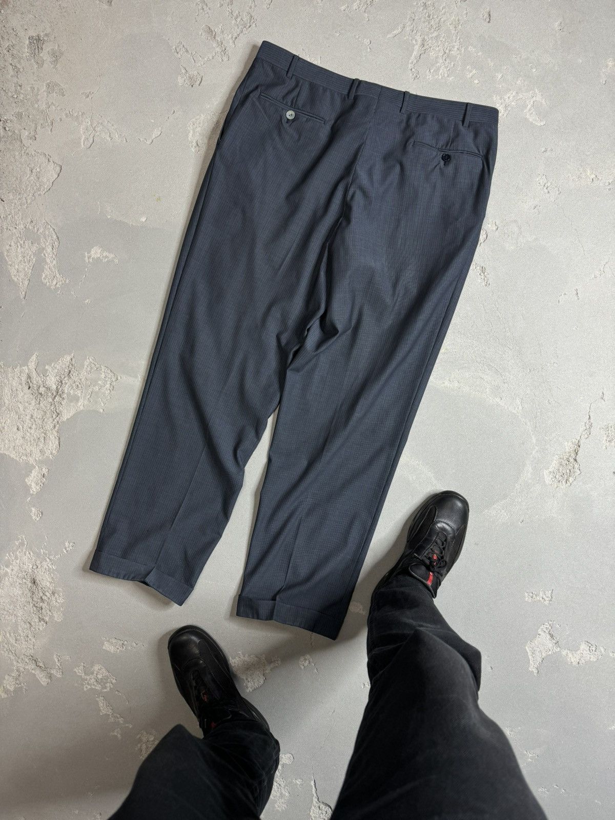 Canali Canali Wool Suit Blazer and Trousers 56L Size 54R - 9 Thumbnail