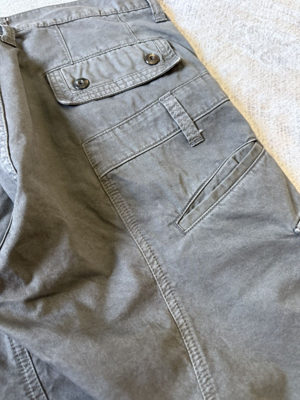 Japanese Brand Tette Homme Plag Bondage Deconstructed Cut & Sew Cargo Pants Size US 32 / EU 48 - 20 Thumbnail