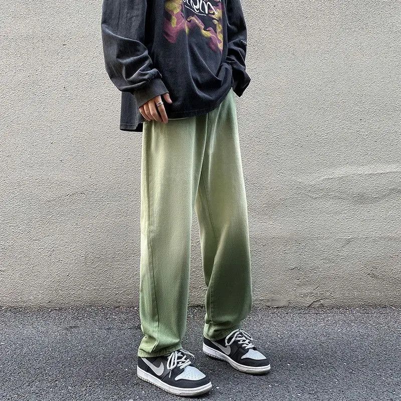 Japanese Brand Retro gradient loose straight leg jeans Size US 32 / EU 48 - 3 Thumbnail