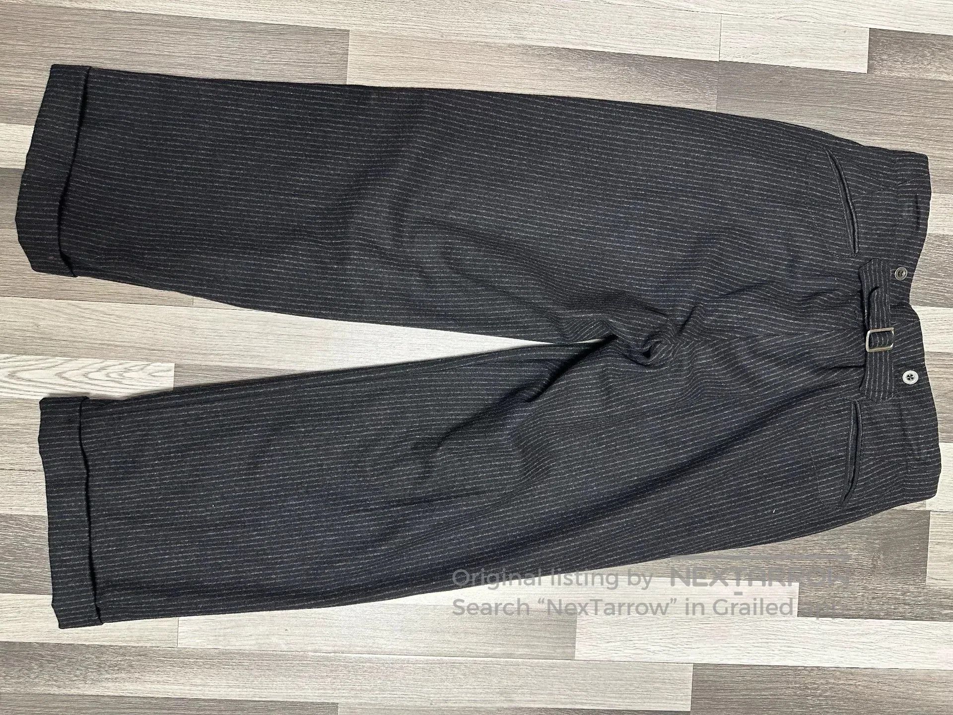 Polo Ralph Lauren Polo Ralph Lauren Black Striped Trousers. Size US 32 / EU 48 - 6 Thumbnail
