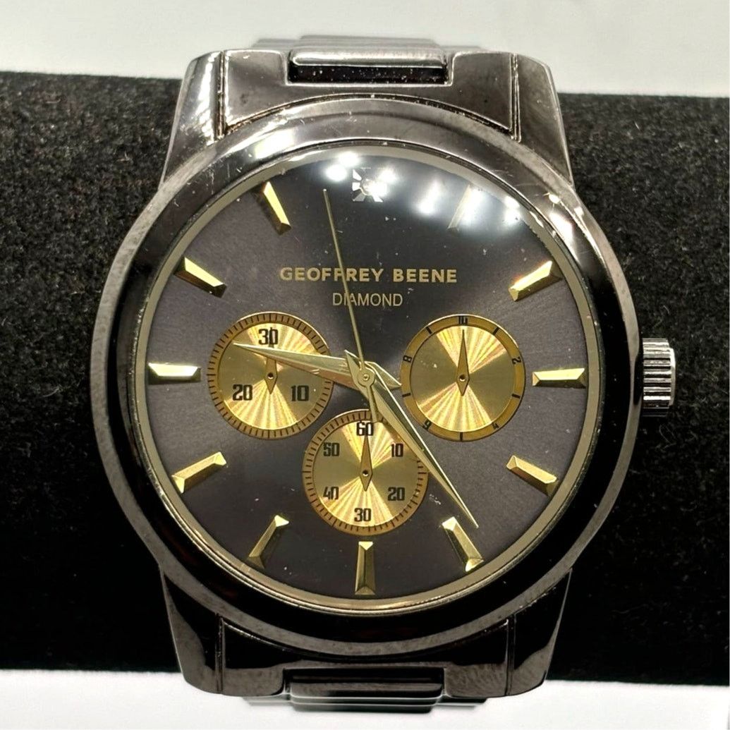 Geoffrey Beene Black & Gold Geoffrey Beene Men Watch Size ONE SIZE - 2 Thumbnail