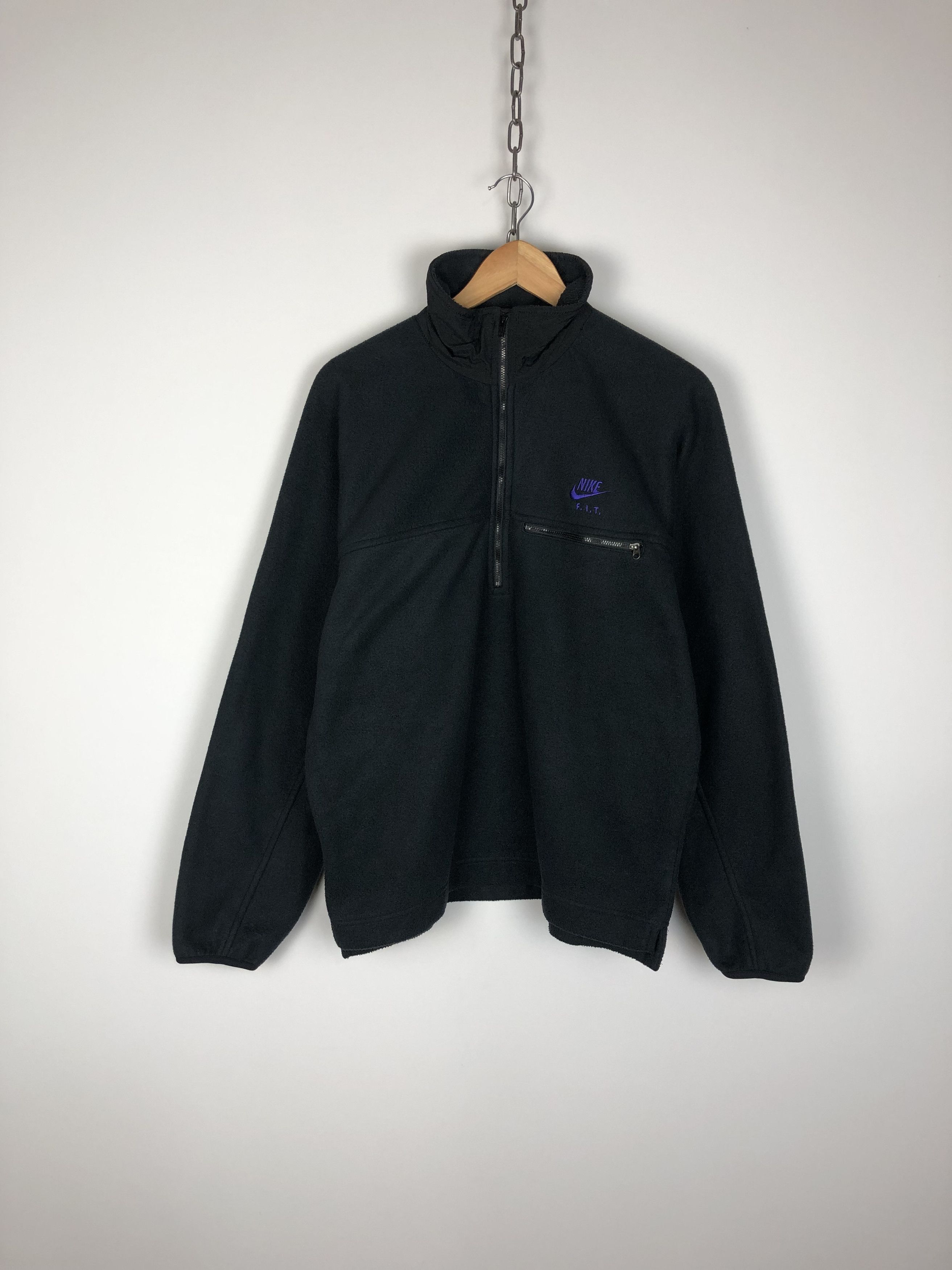 Nike Nike F.I.T. Vintage Fleece Jacket Black size M Size US M / EU 48-50 / 2 - 1 Thumbnail
