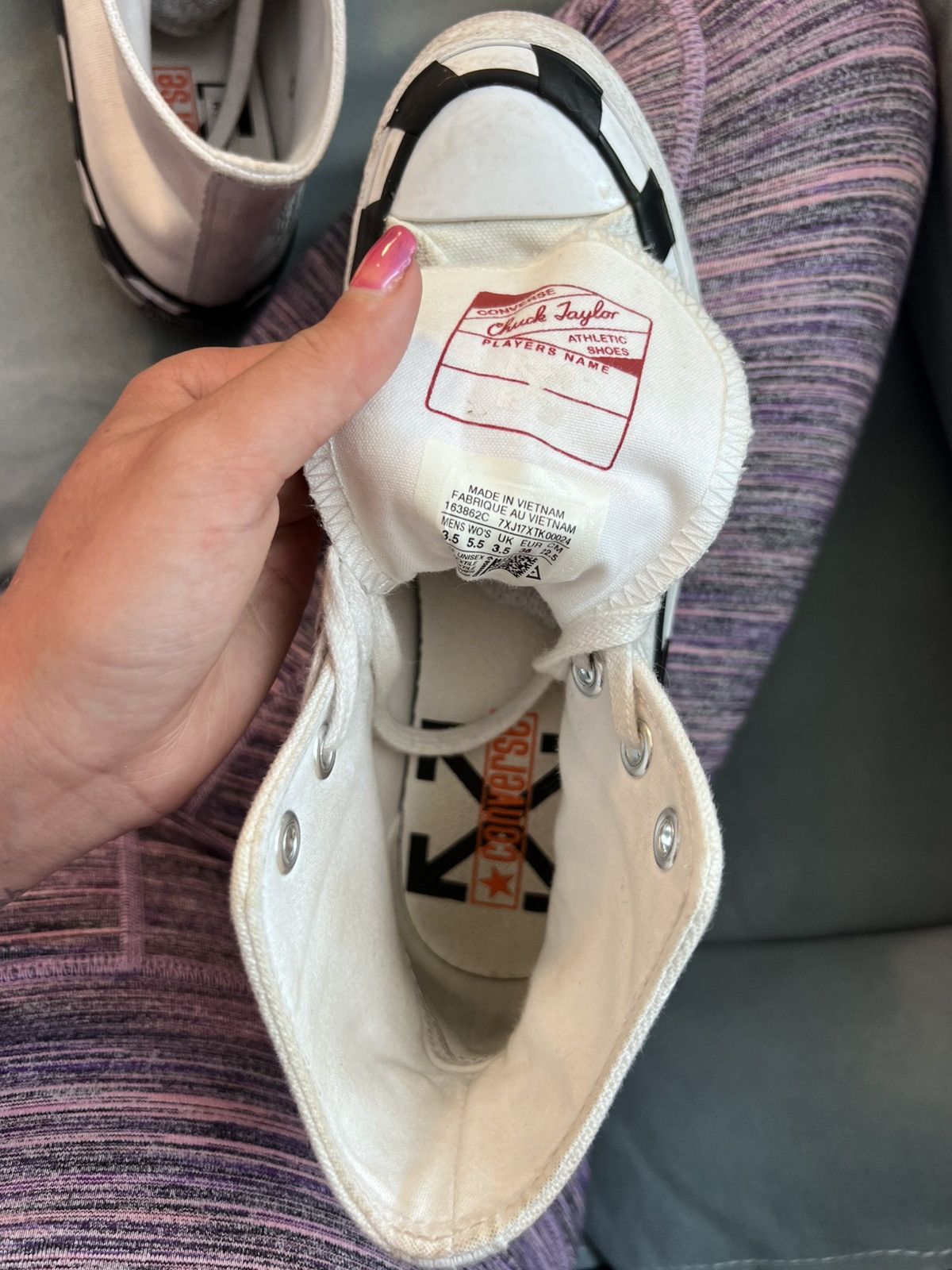 Converse × Off-White Off-white Converse Size US 5.5 / IT 35.5 - 12 Thumbnail