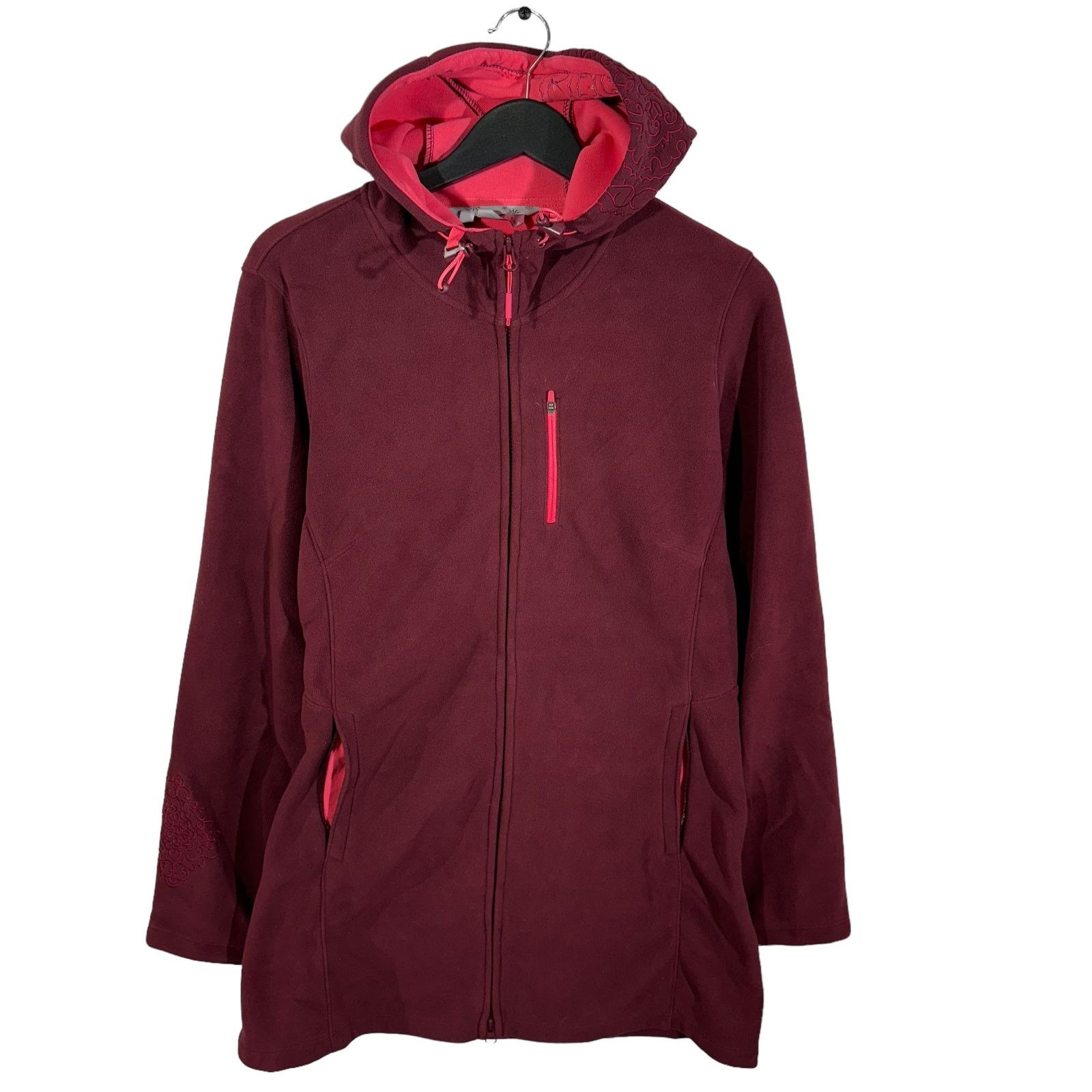 Athleta Women's Athleta Athletic Full Zip Hooded Fleece Size L / US 10 / IT 46 - 1 Thumbnail