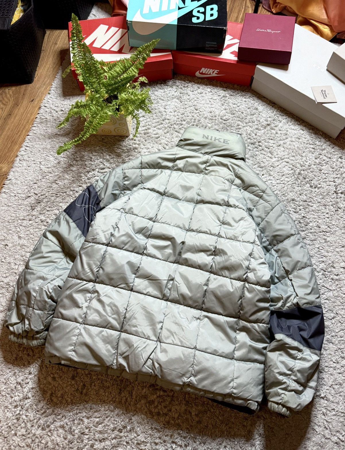 Nike ACG Nike ACG 90s 2 In 1 Puffer Rare Logo Drill Vintage Jacket Size US M / EU 48-50 / 2 - 8 Thumbnail
