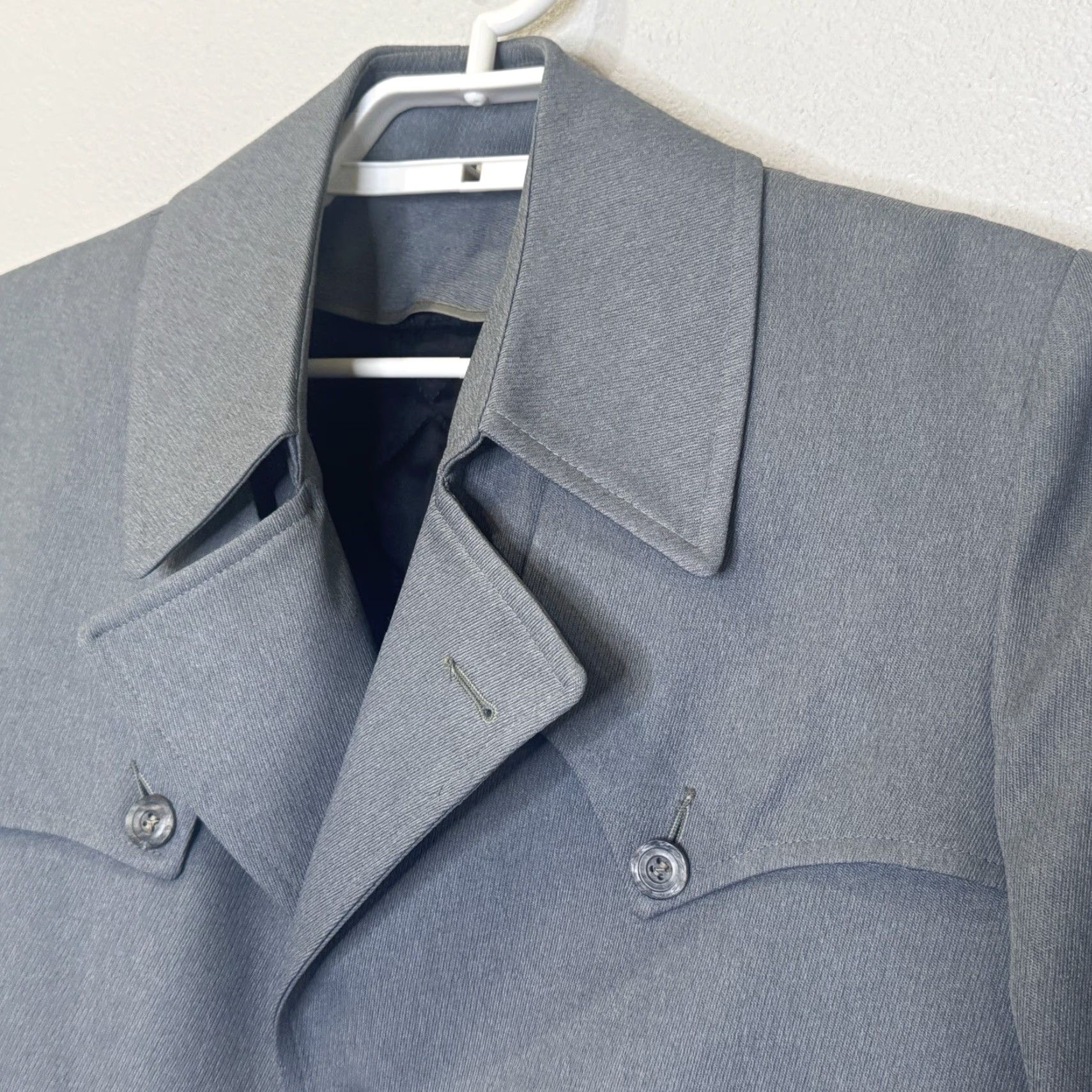 Greats VINTAGE Great Dane Year Round Coat Mens Jacket L Gray Western Style Mid-Length Size US L / EU 52-54 / 3 - 2 Thumbnail