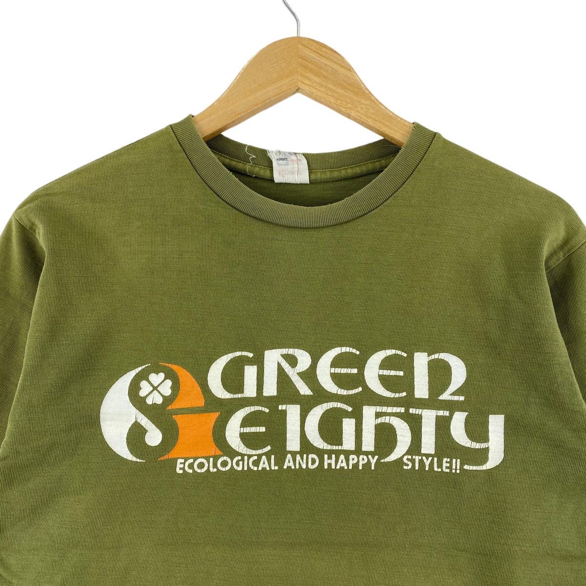 Japanese Brand × Vintage Vintage Kriff Mayer Green Eighty Long Sleeve Japanese Brand Size US M / EU 48-50 / 2 - 2 Thumbnail