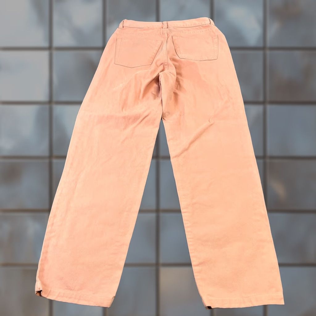 Gap VINTAGE Gap Jeans Womens Straight Leg High Waist Salmon Pink UK8 W26 L28 Jeans Size 30" / US 8 / IT 44 - 1 Thumbnail