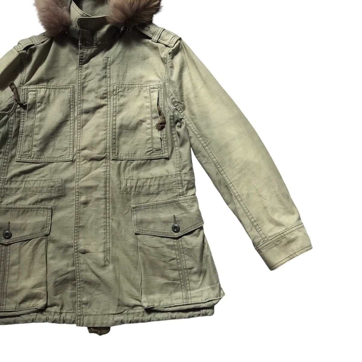 Le Grande Bleu (L.G.B.) If Six Was Nine LGB Tactical Style SOAREAK Faux Fur Jacket Size US S / EU 44-46 / 1 - 3 Thumbnail