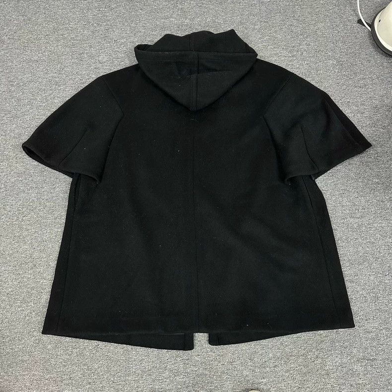 Comme des Garcons Comme Des Garcons Wool Hooded Coat Cape Size S / US 4 / IT 40 - 2 Thumbnail