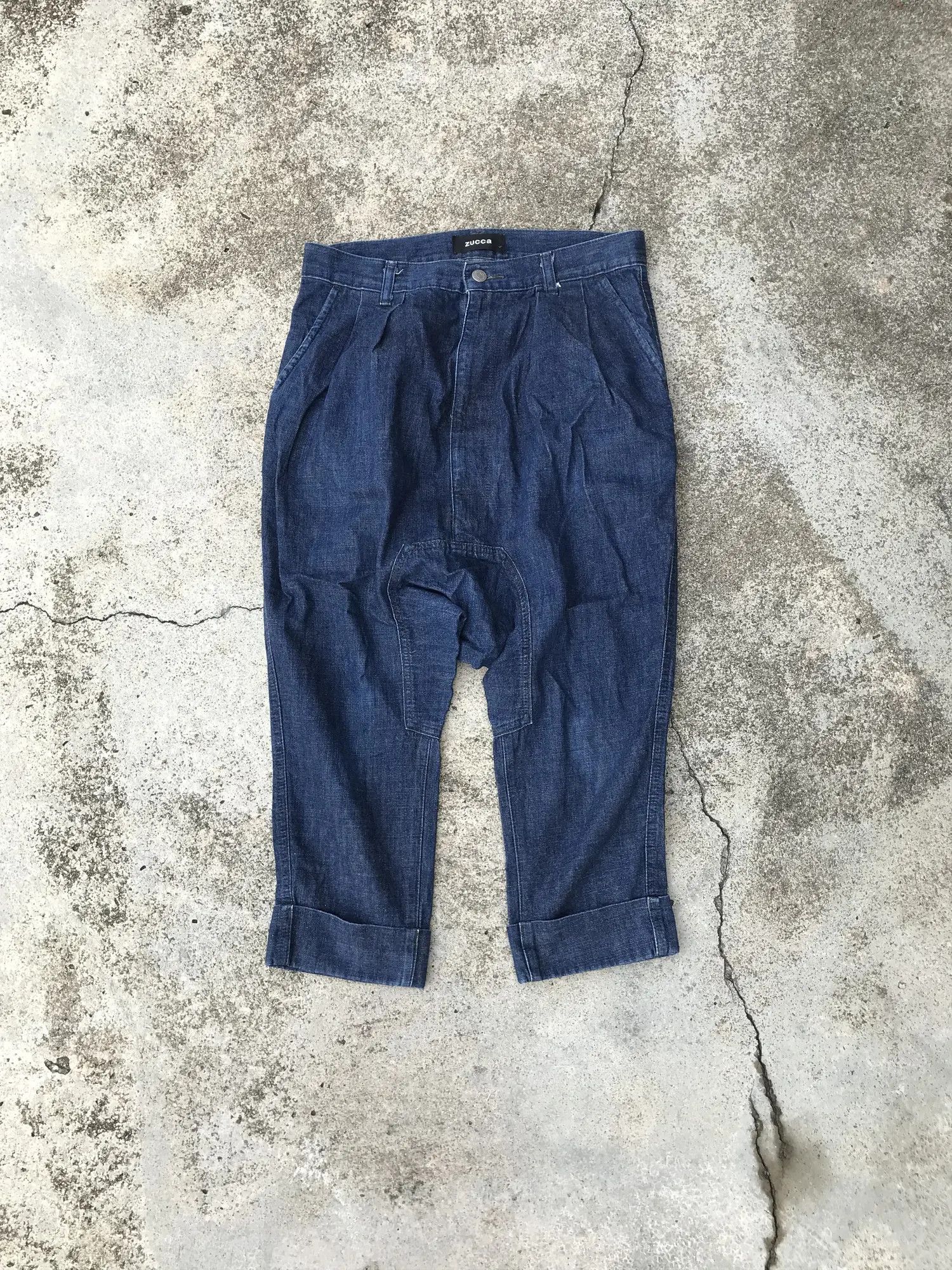 Issey Miyake Issey Miyake Double Pleated Denim Size US 31 - 3 Thumbnail