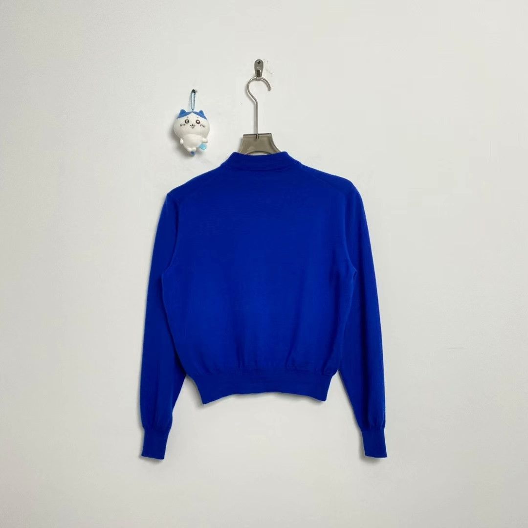 Balenciaga Balenciaga Blue Double B Cardigan shirt size36 2501-Nextarr Size US M / EU 48-50 / 2 - 3 Thumbnail