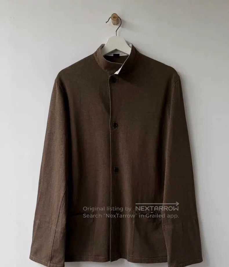 Yohji Yamamoto Yohji Yamamoto 14AW Silence Japanese Collar Shirt Cardigan Size US L / EU 52-54 / 3 - 1 Thumbnail