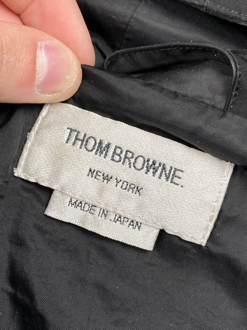 Thom Browne Thom Browne Windbreaker Nylon Jacket Size US L / EU 52-54 / 3 - 9 Thumbnail