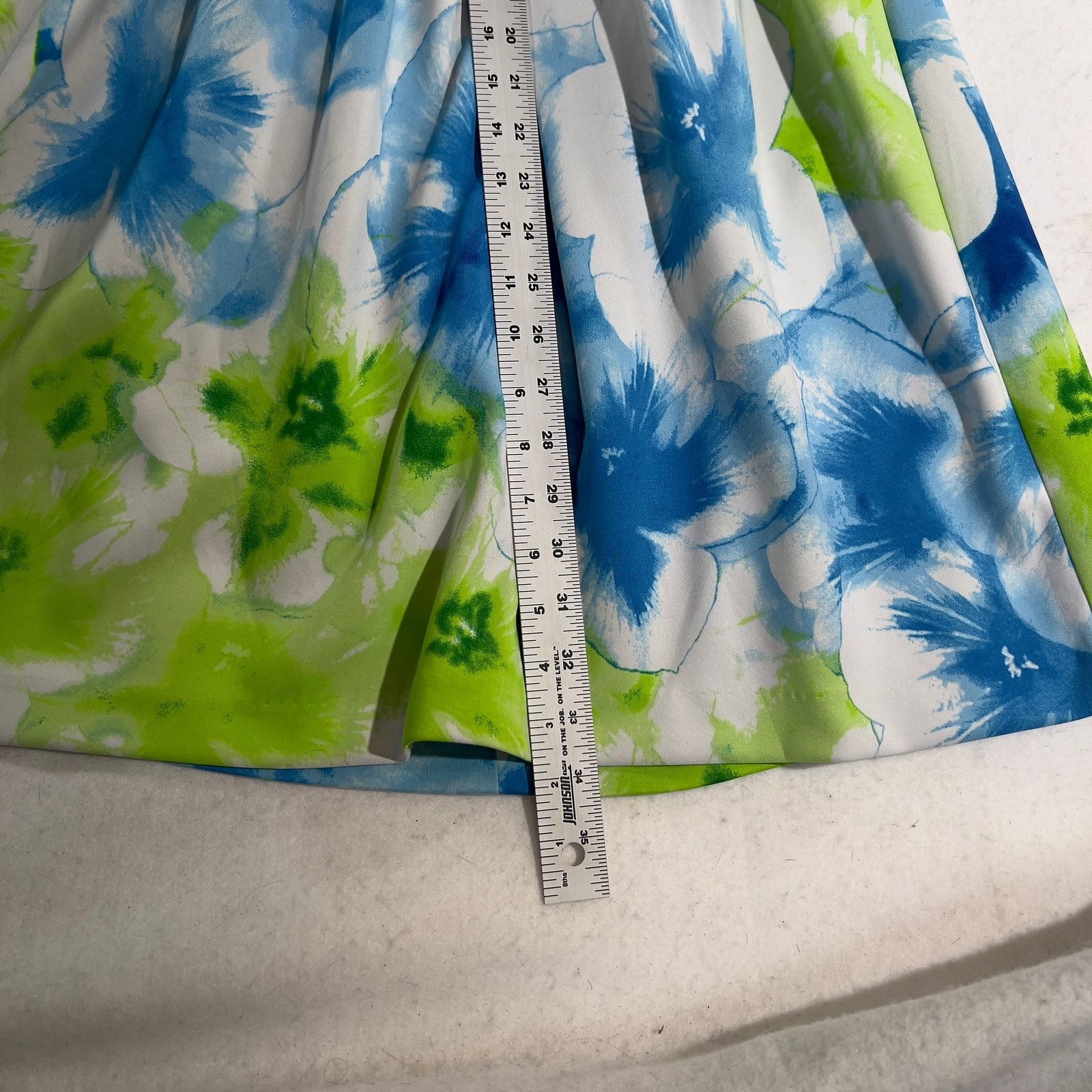 Other Sandra Darren Sheath Dress 6 Floral Pleated Stretch Resort Size M / US 6-8 / IT 42-44 - 6 Thumbnail
