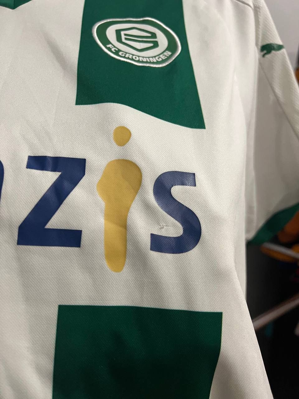 Puma 2017/18 FC GRONINGEN #10 MATCH WORN SOCCER JERSEY SHIRT XL Size US XL / EU 56 / 4 - 9 Thumbnail
