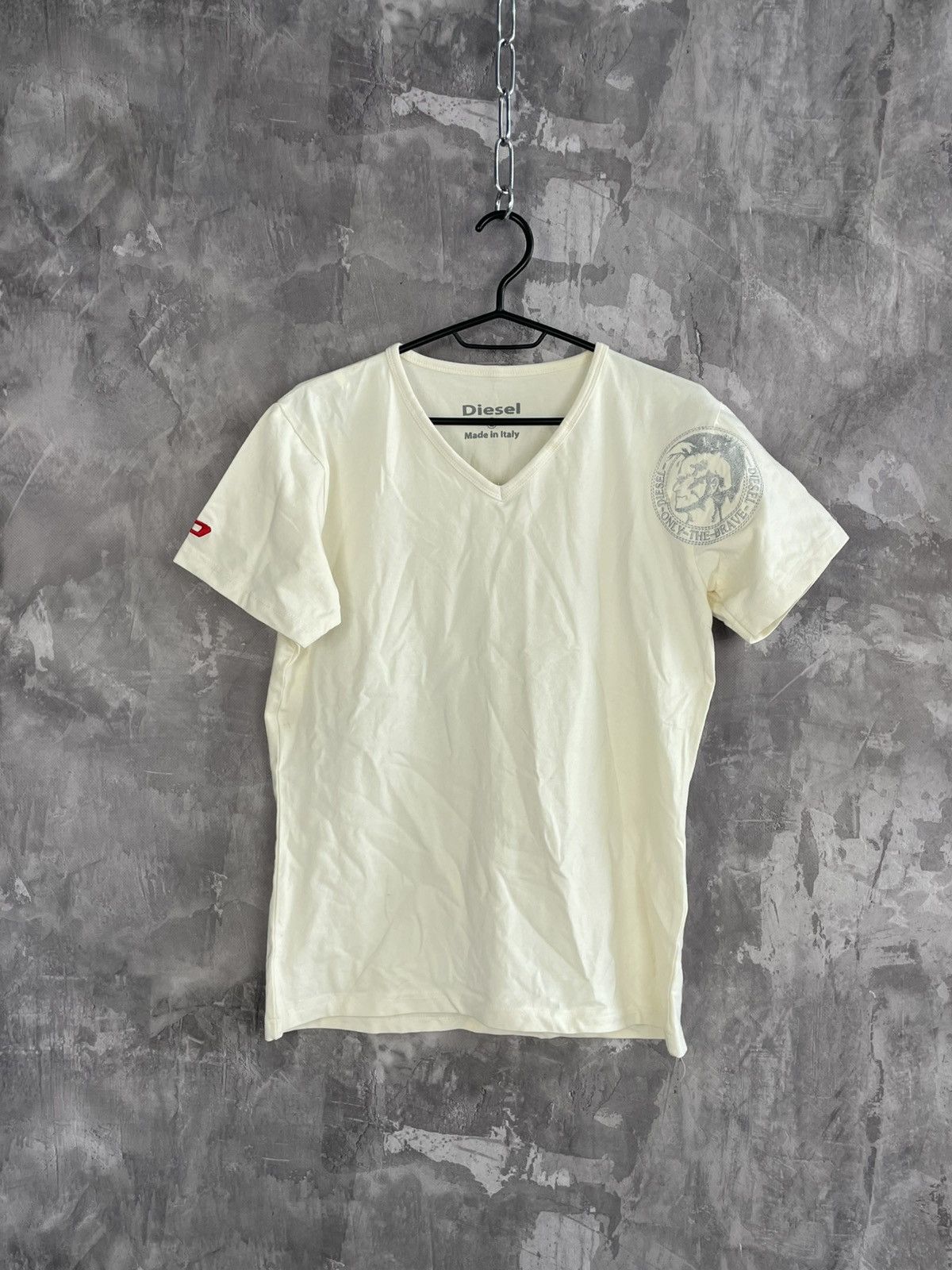 Diesel Vintage Diesel T-Shirt Big Logo Japanese Hype Rare Big Logo Size US L / EU 52-54 / 3 - 1 Thumbnail