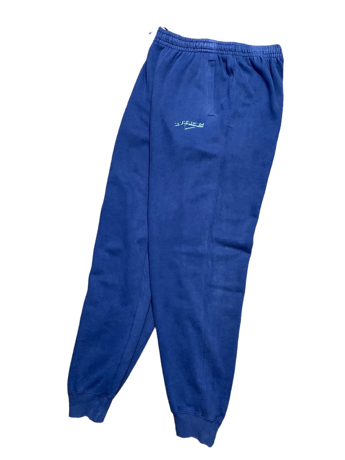 Nike × Vintage Vintage Nike spell out baggy sweat pants Size US 30 / EU 46 - 8 Thumbnail