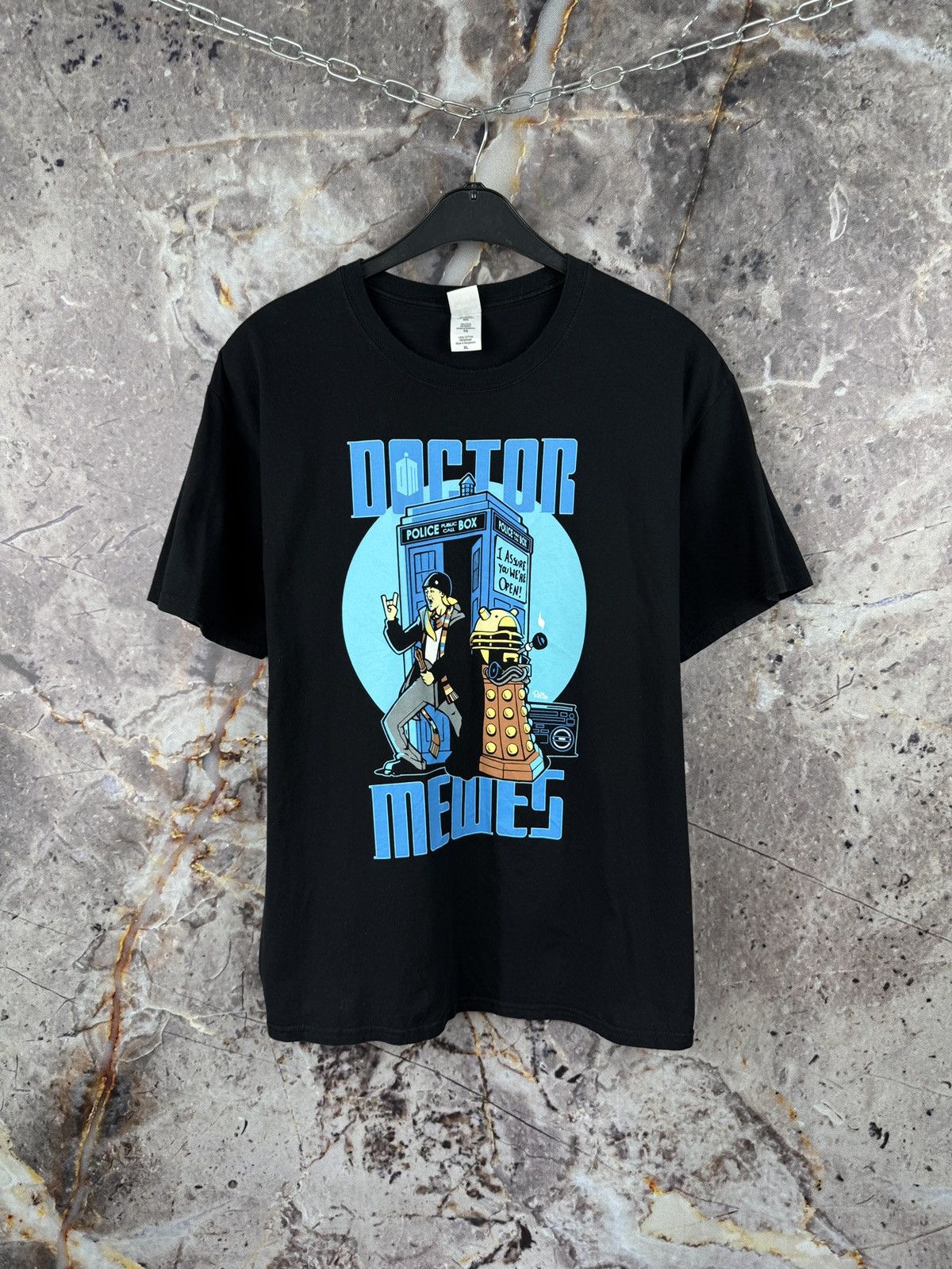 Band Tees Doctor Mewes Graphic Tee T-Shirts Streetwear Size XL Size US XL / EU 56 / 4 - 1 Thumbnail