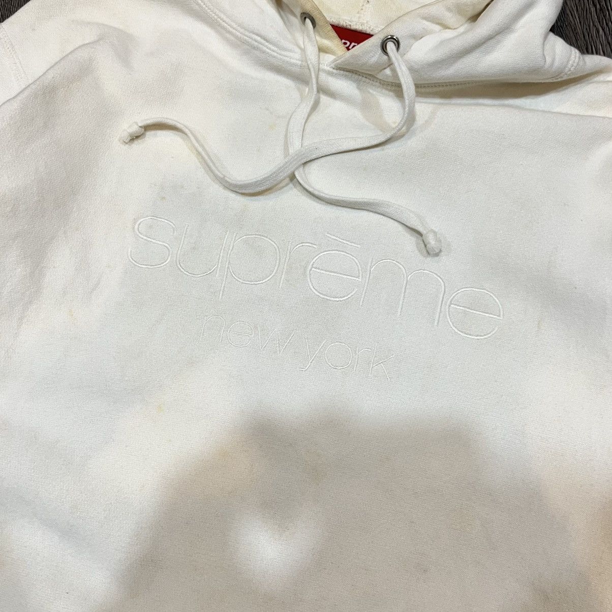Supreme Supreme SS17 New York Logo Hoodie Size US L / EU 52-54 / 3 - 3 Thumbnail