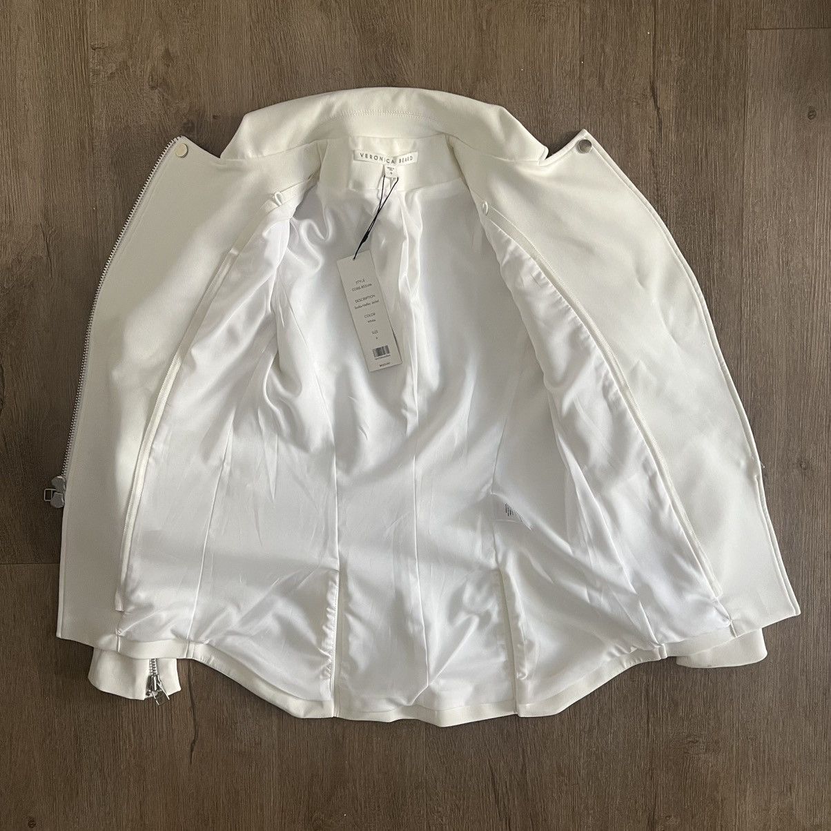 Veronica Beard NWT Veronica Beard Scuba Hadley Jacket Biker Size XS / US 0-2 / IT 36-38 - 5 Thumbnail