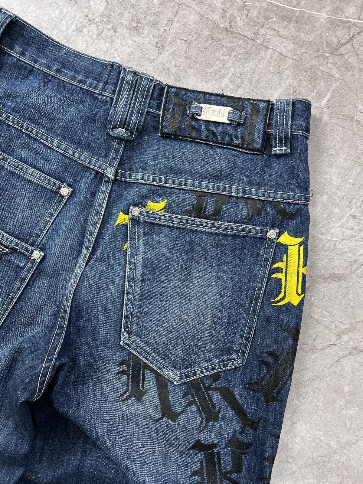 Karl Kani × Wu-Tang Clan Rap skater distressed baggy Karl Kani Jeans pants Size US 30 / EU 46 - 11 Thumbnail