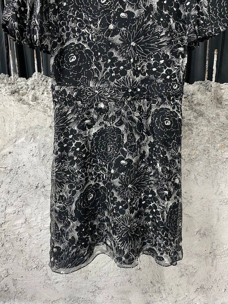 Saint Laurent Paris Saint Laurent SLP Floral Print Dress- Size US M / EU 48-50 / 2 - 4 Thumbnail
