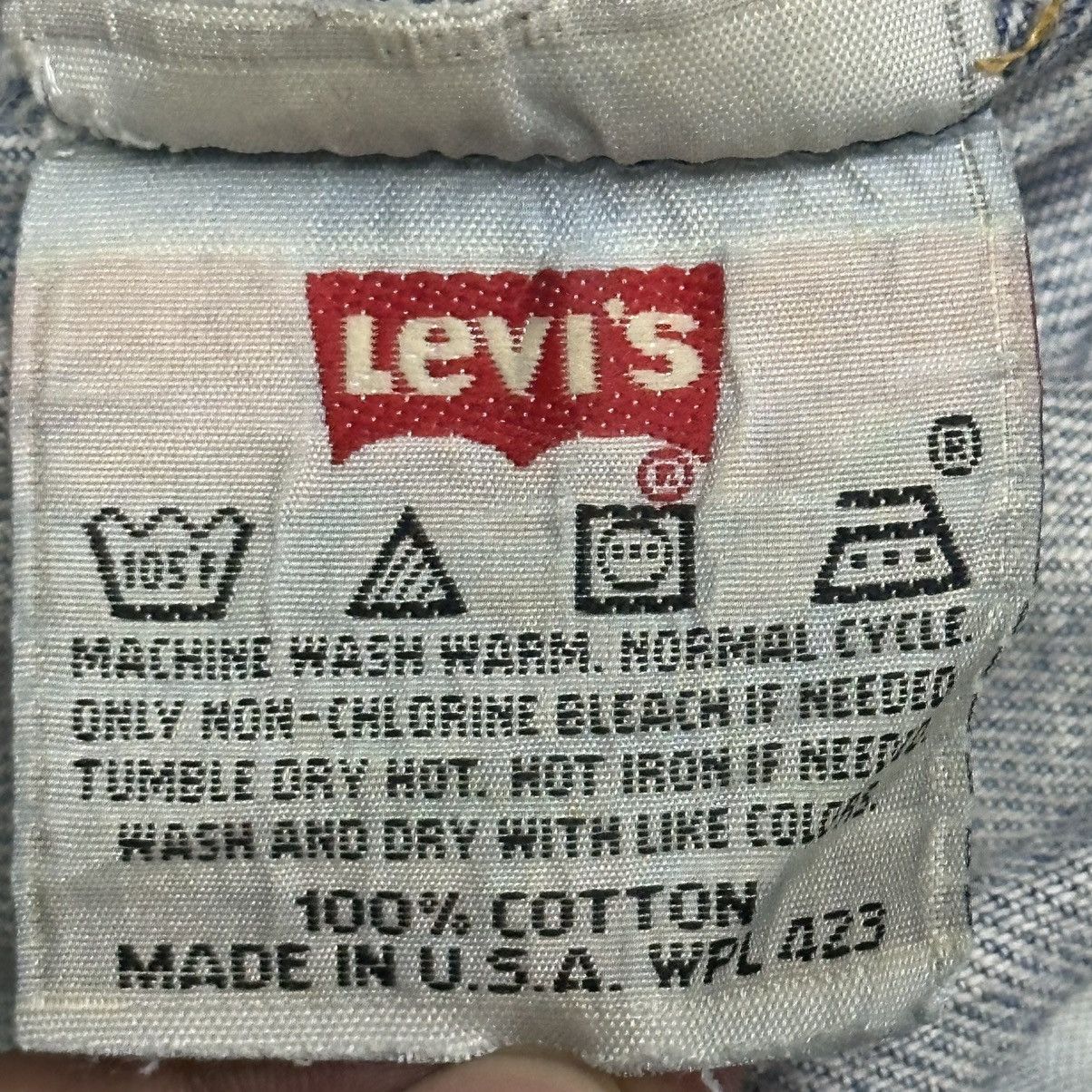 Levi's Vintage Levi’s 501 Straight Distressed Ripped Jeans & Faded Size US 31 - 12 Thumbnail