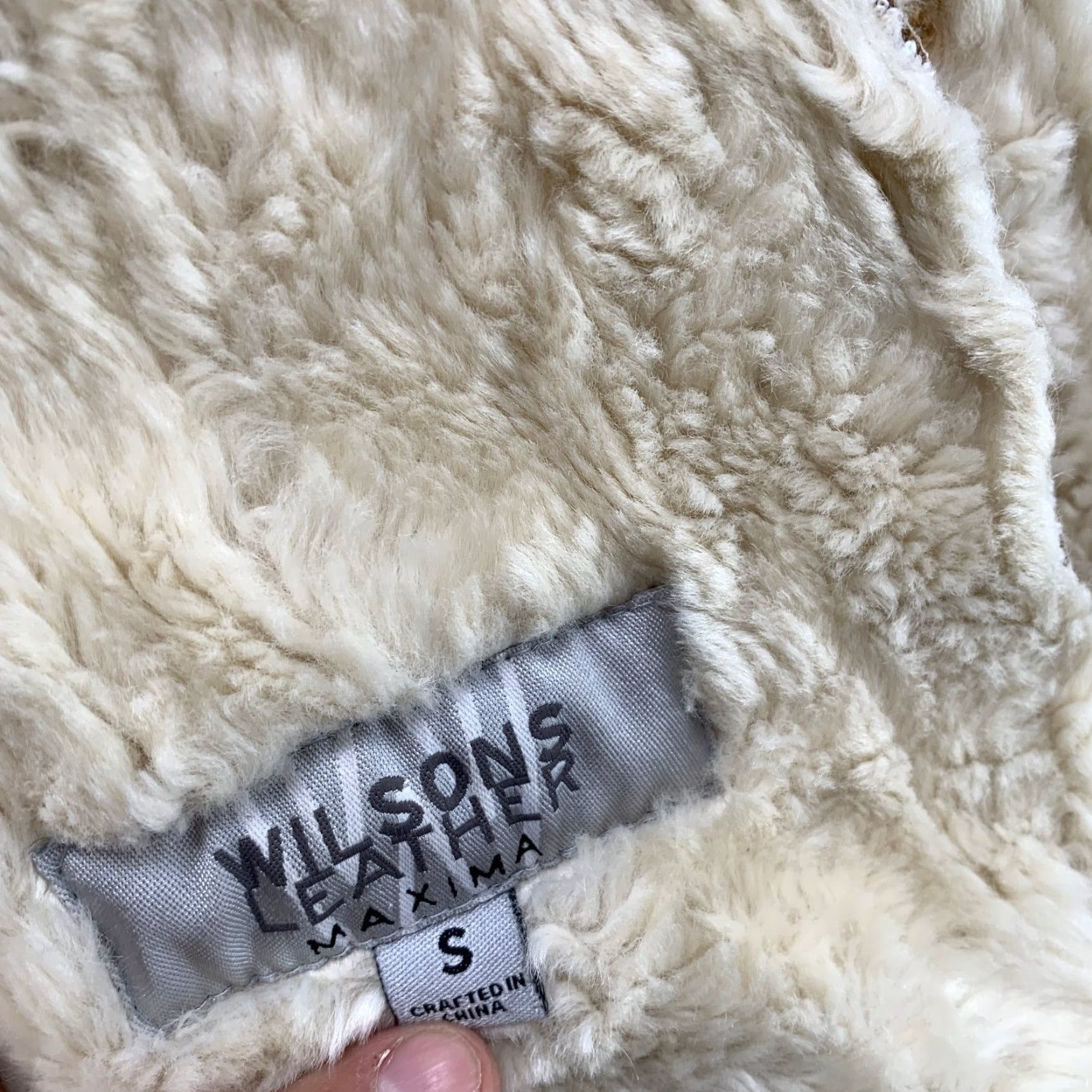 Vintage VINTAGE Wilsons Leather Jacket Womens Small Brown Maxima Shearling Leather Penny Lane Regular Brown Size S / US 4 / IT 40 - 3 Thumbnail