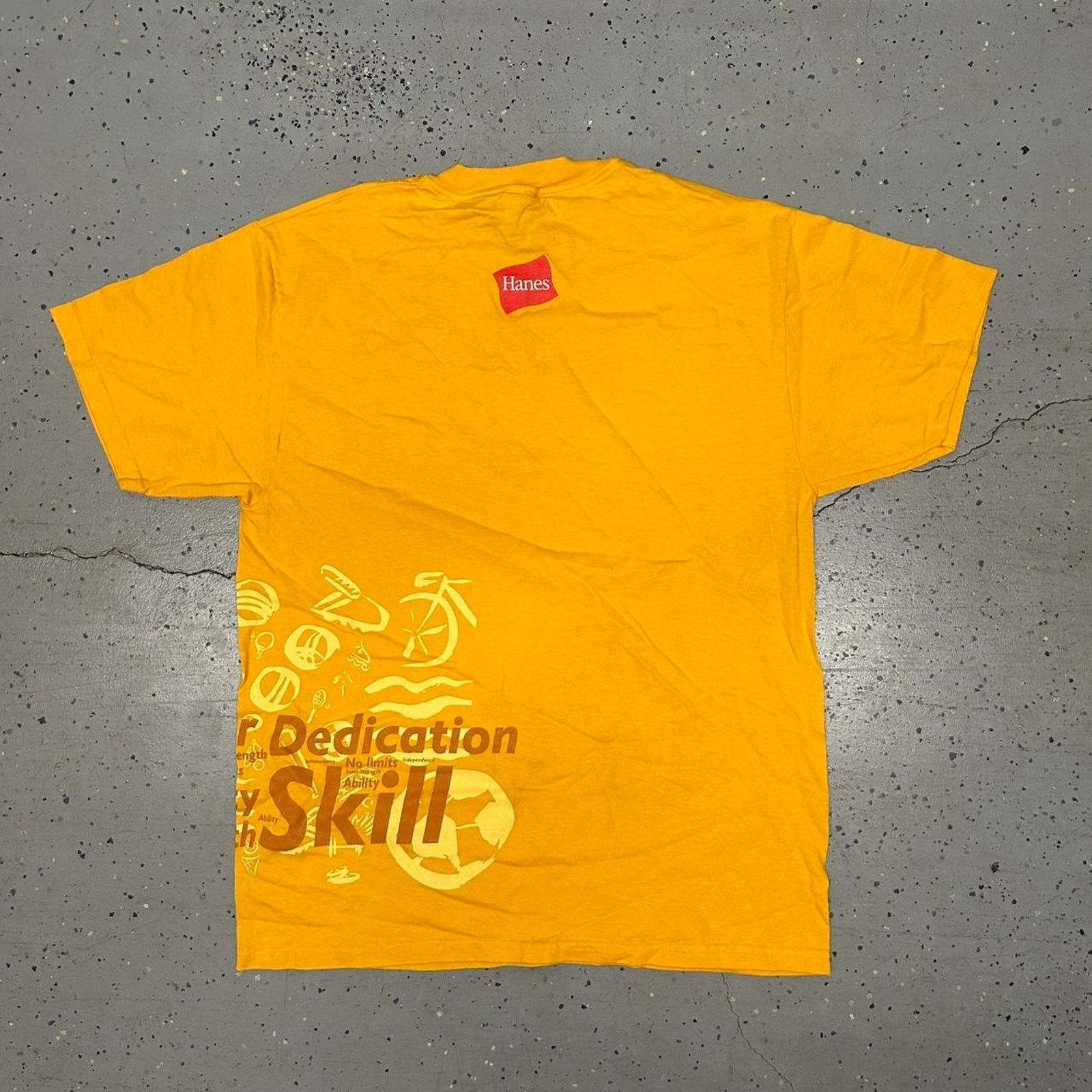 Hanes Yellow vintage 90s "It's All About Attitude" Olympics tee Size US L / EU 52-54 / 3 - 7 Thumbnail