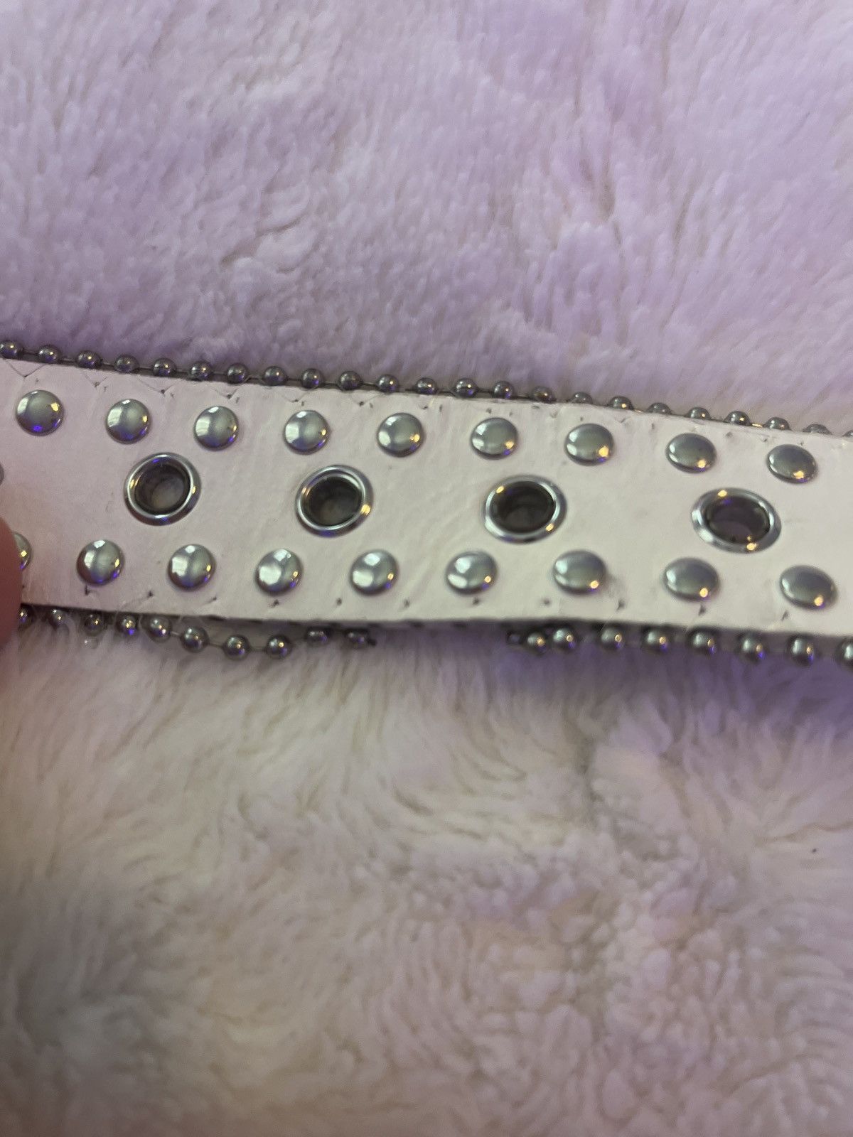 Other White Bling Belt Size 28 - 2 Thumbnail