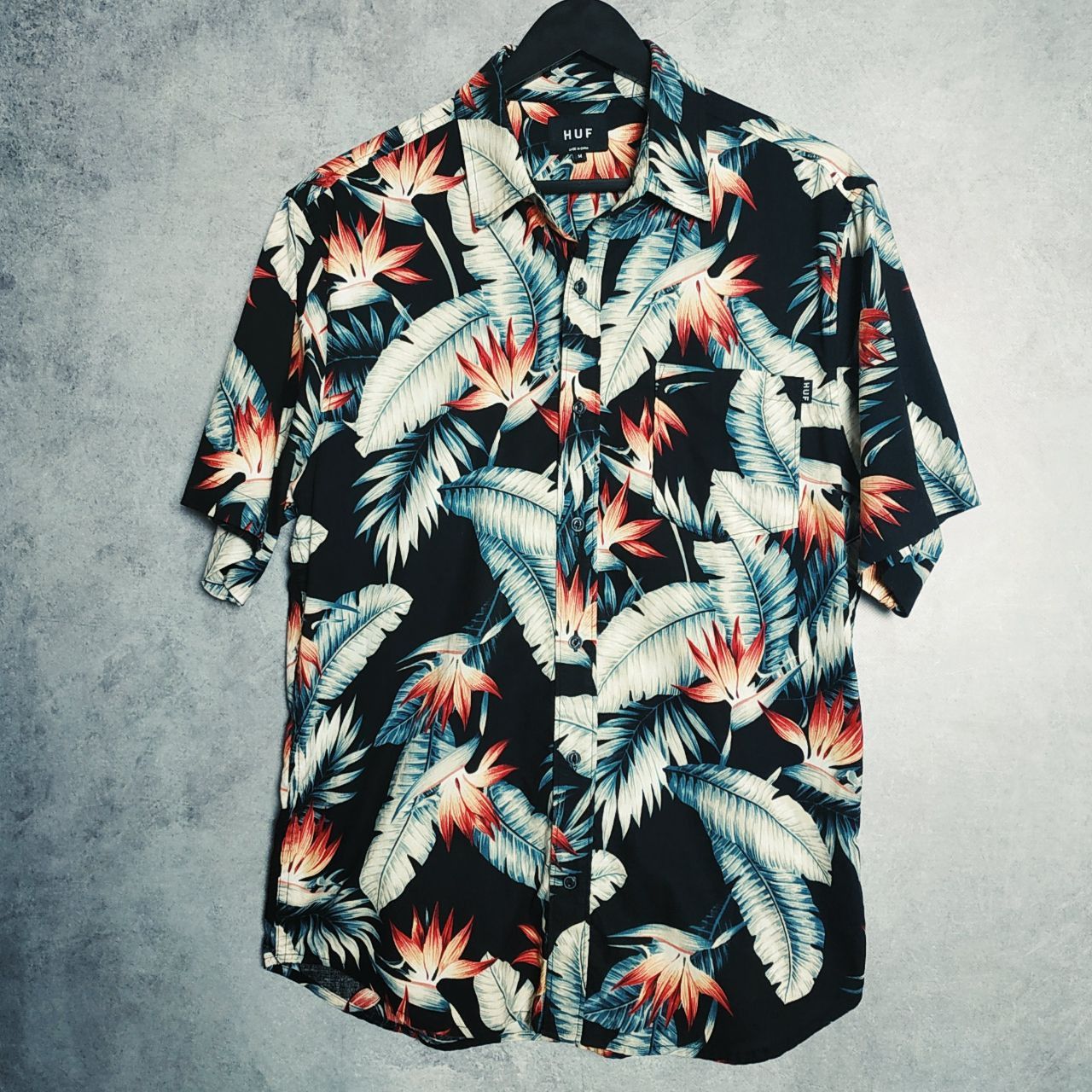 Huf Huf hawaiian shirt floral Size US M / EU 48-50 / 2 - 1 Thumbnail