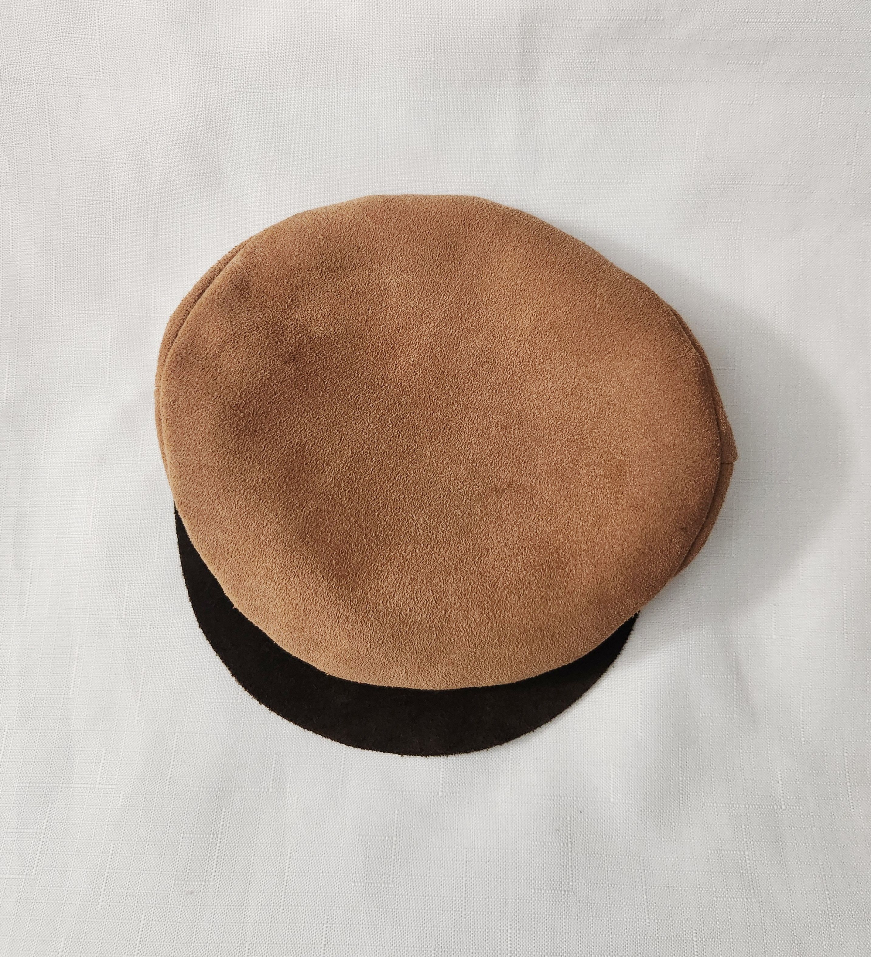 Designer × Lack of Color Lack Of Color Lola Brown 100% Leather Suede Newsboy Small Size ONE SIZE - 11 Thumbnail