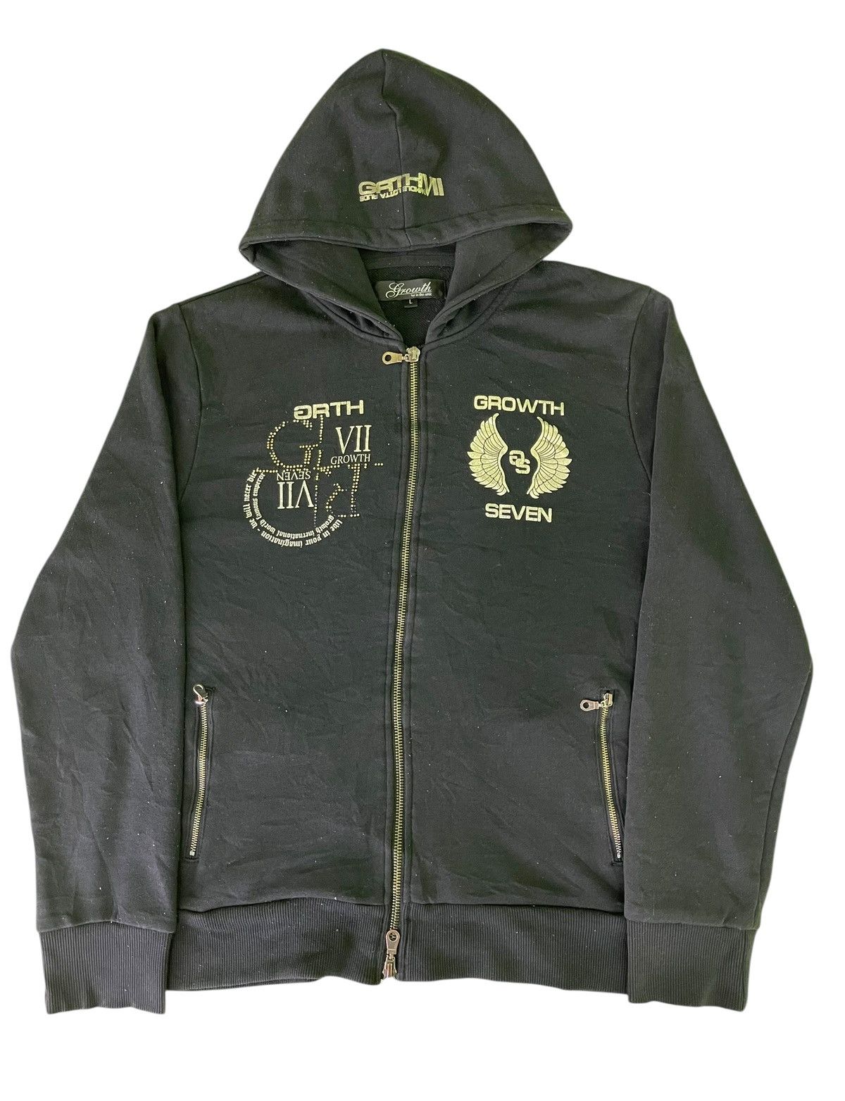 In The Attic Growth by in the attic Growth Seven Skull Design Hoodie Size US L / EU 52-54 / 3 - 1 Thumbnail
