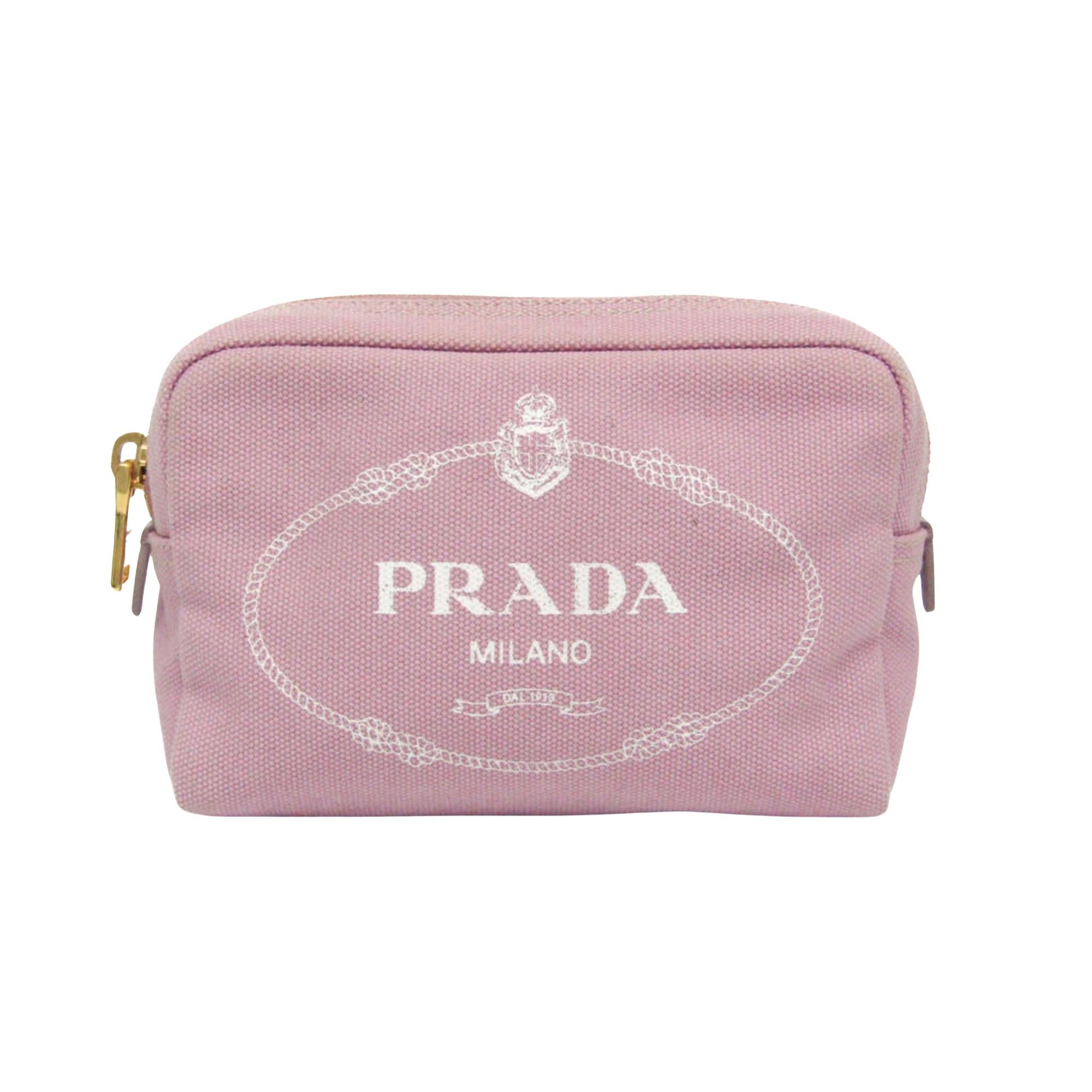 Pink Cotton Clutch Bag (Pre-Owned)