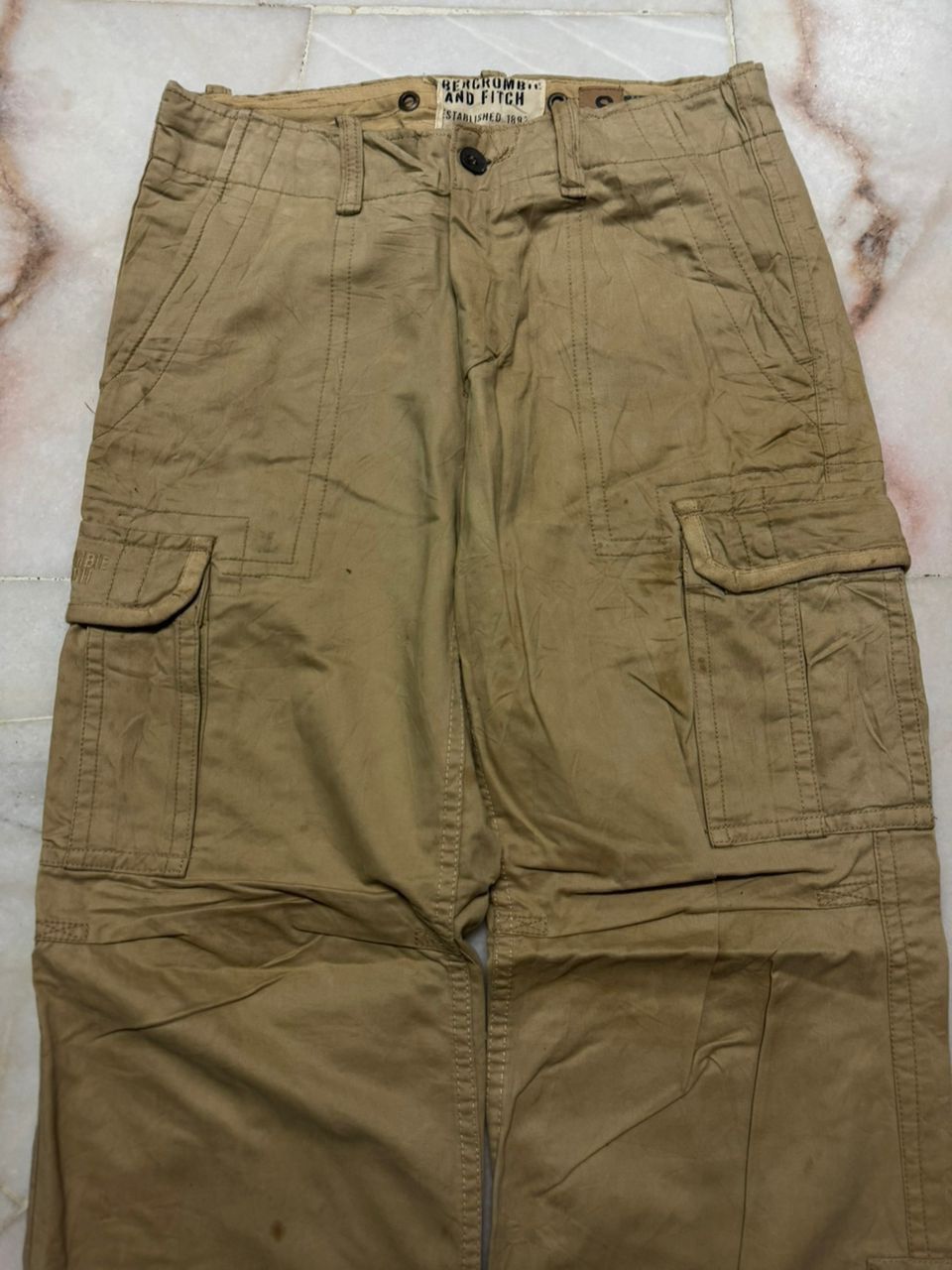 Abercrombie & Fitch Vintage Abercrombie And Fitch Tactical Military Cargo Zipper Size US 31 - 3 Thumbnail
